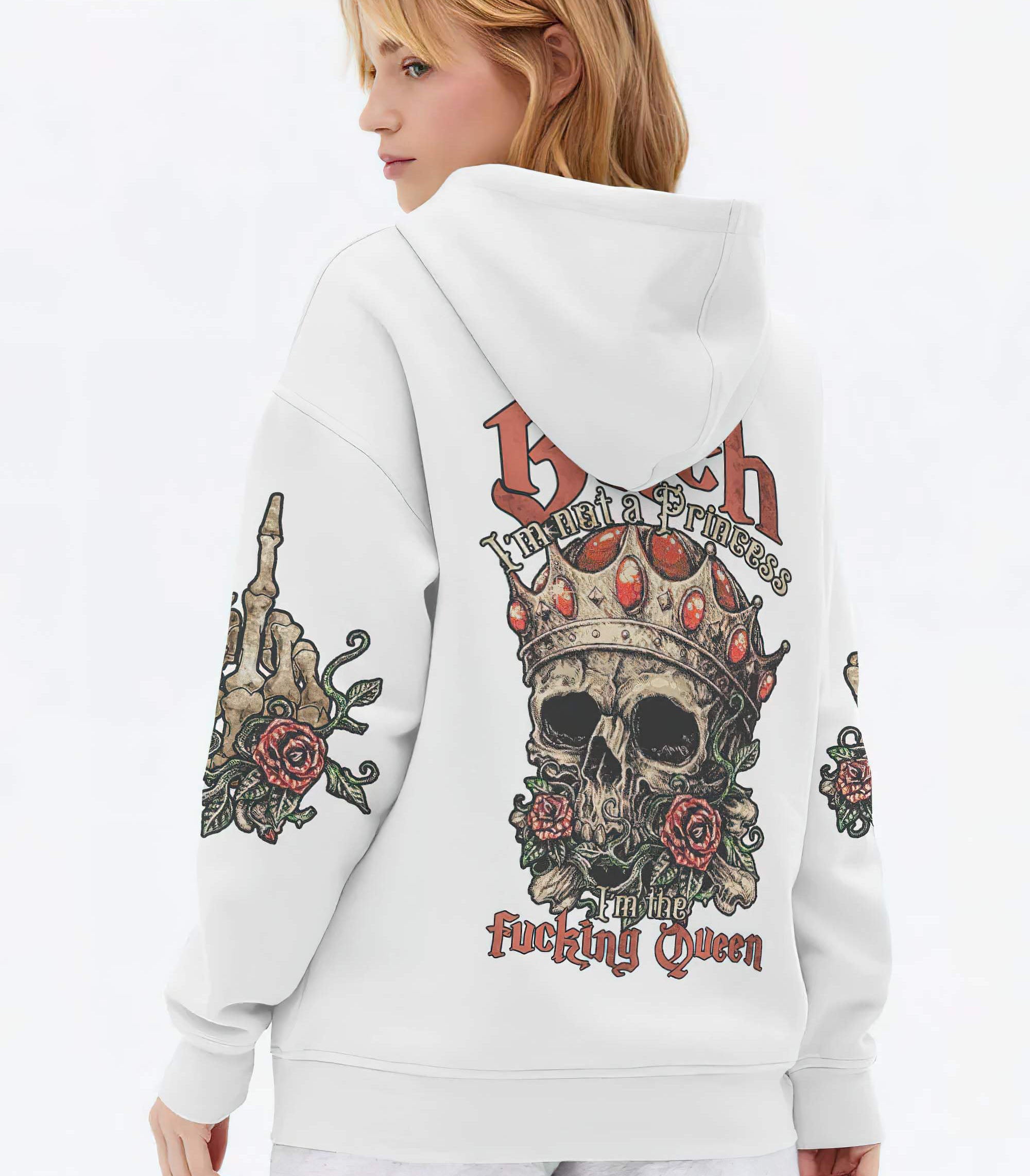 im-the-fking-queen-skull-rose-white-all-over-print-hoodie