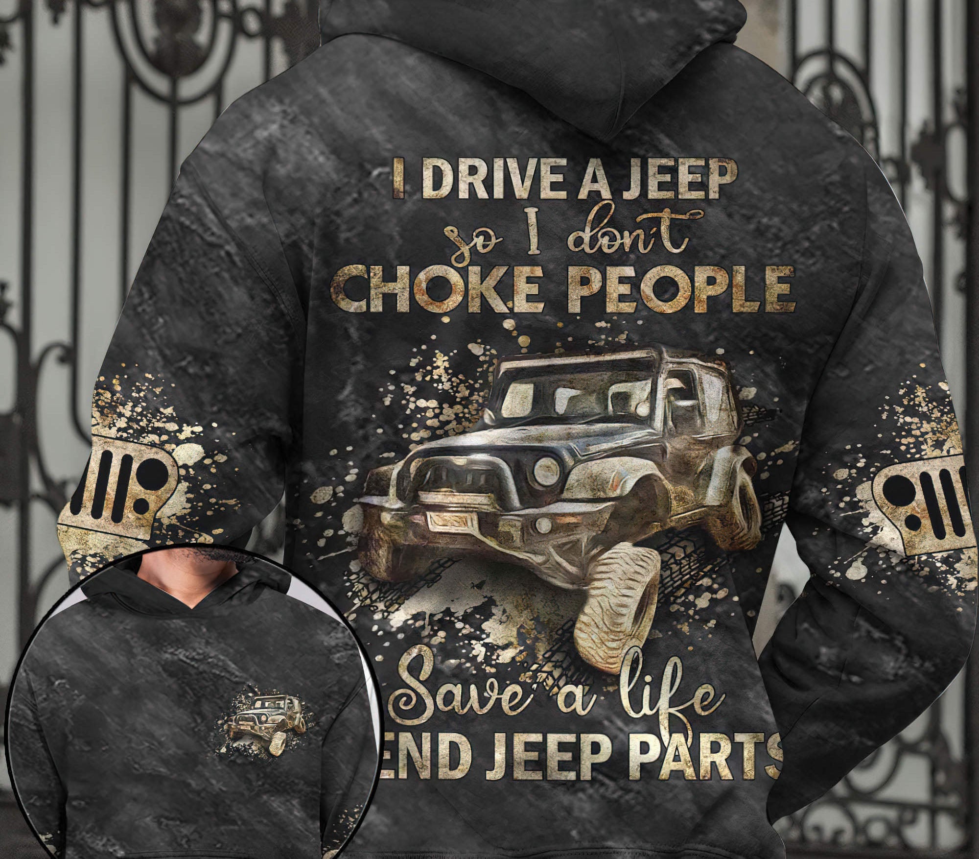 i-drive-a-jeep-so-i-dont-choke-people-hoodie