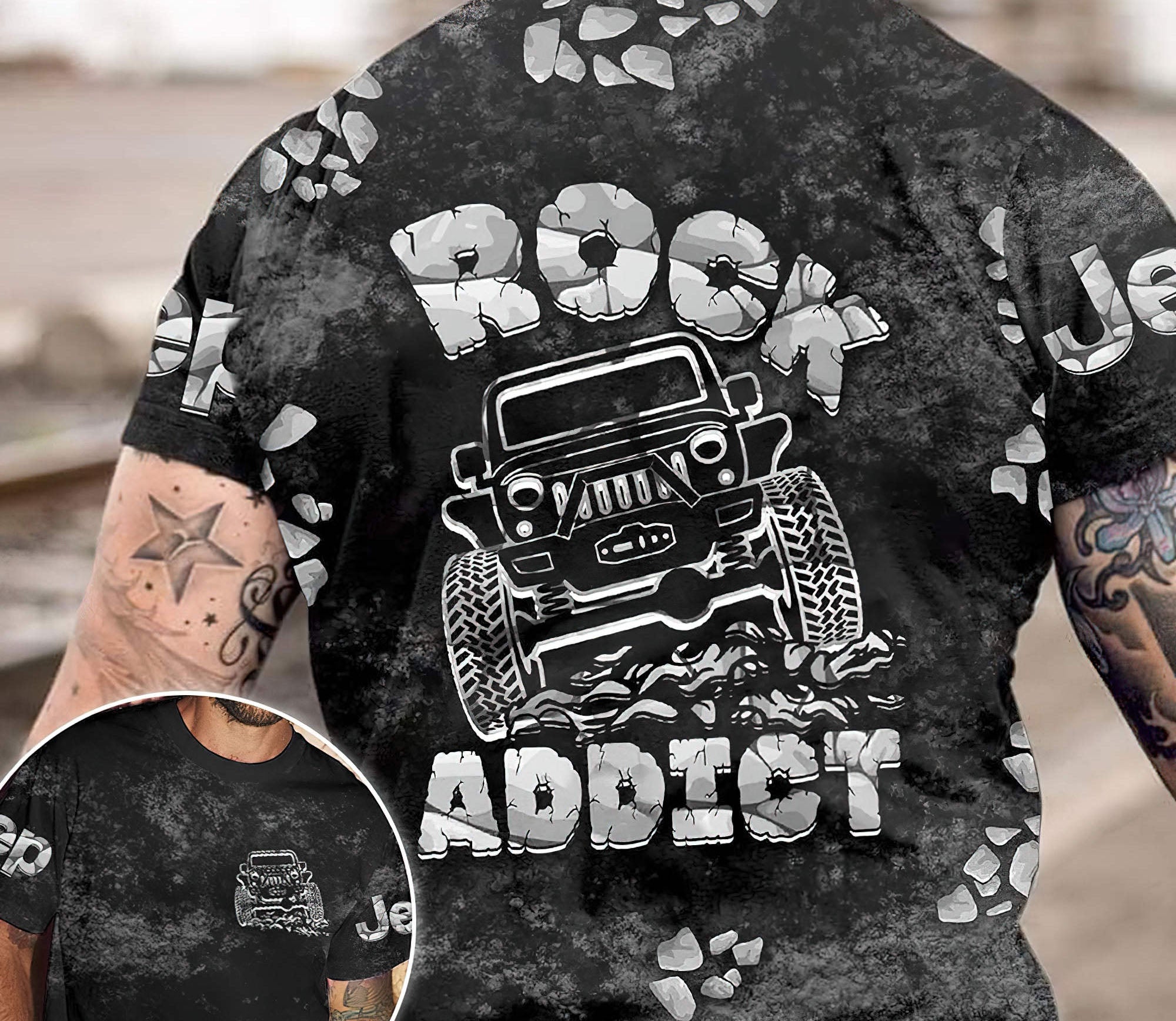 rock-addict-jeep-t-shirt