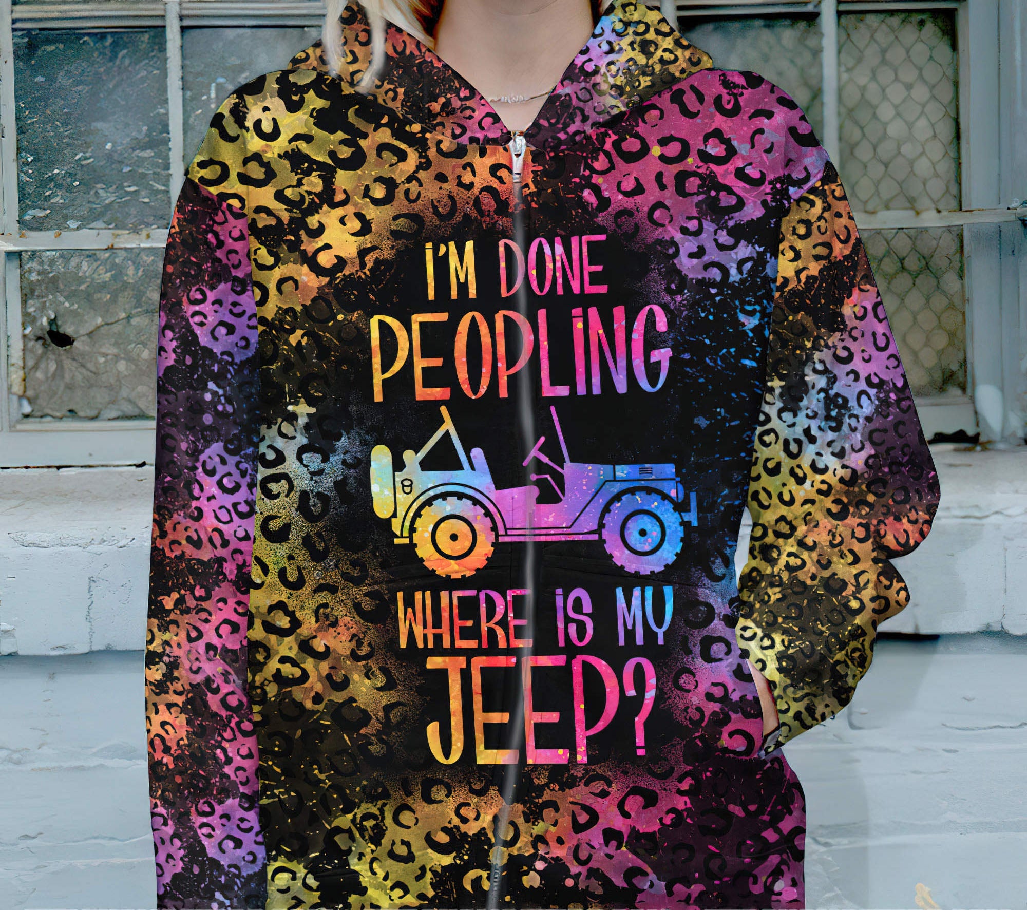 im-done-peopling-jeep-hoodie