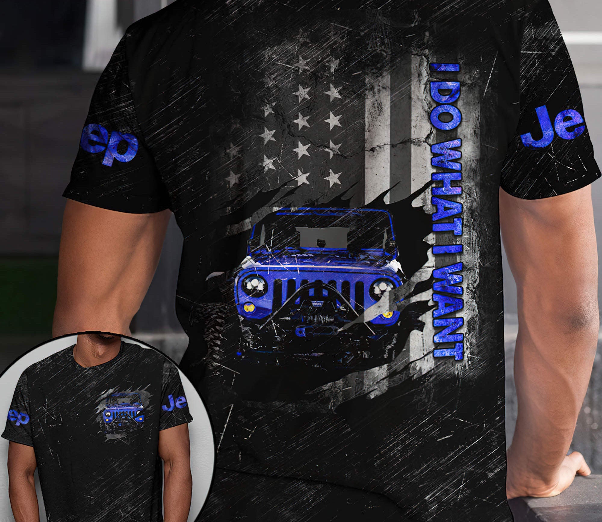 jeep-blue-scratch-t-shirt