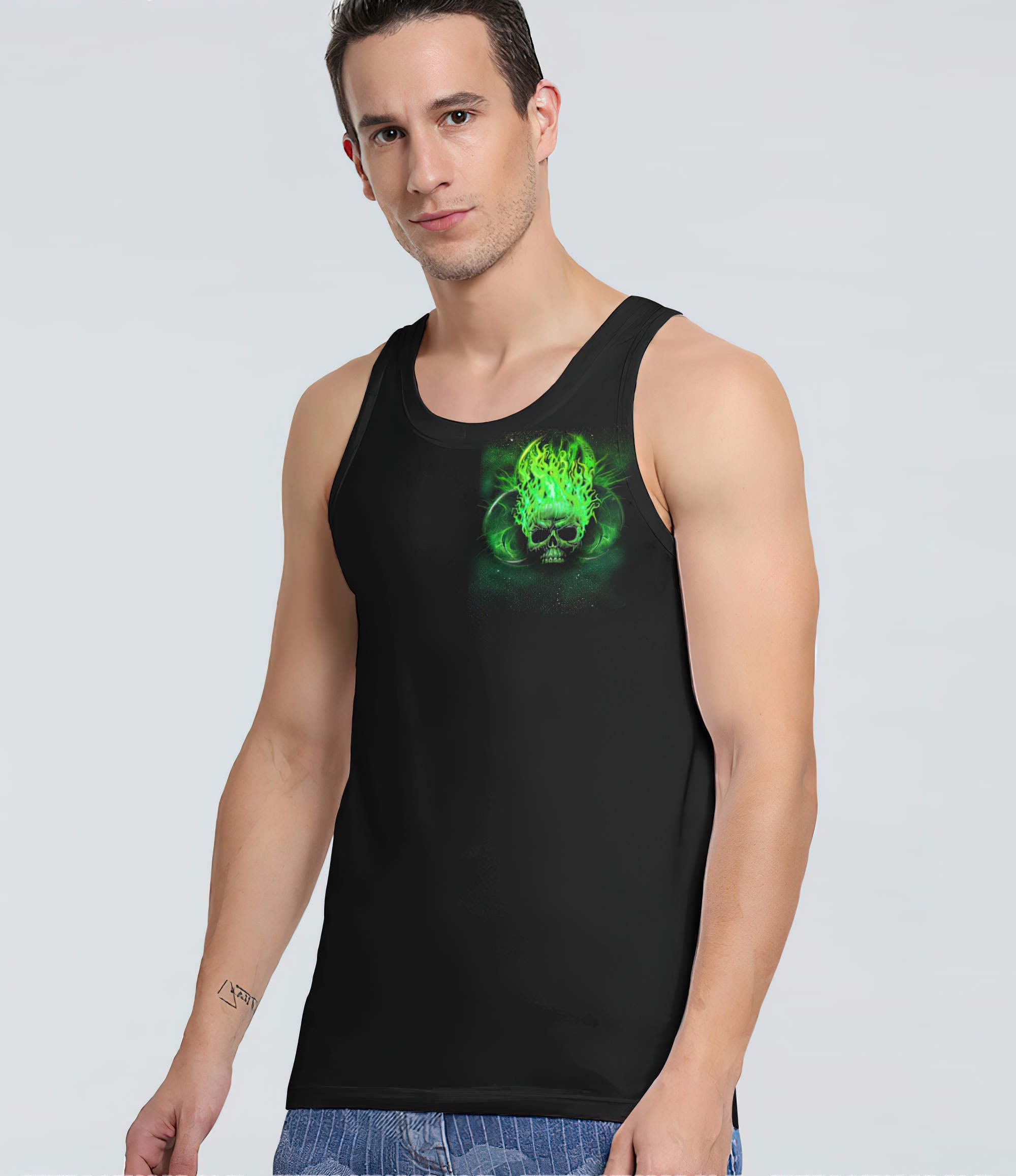 i-can-fix-stupid-fire-skull-all-over-print-tank-top