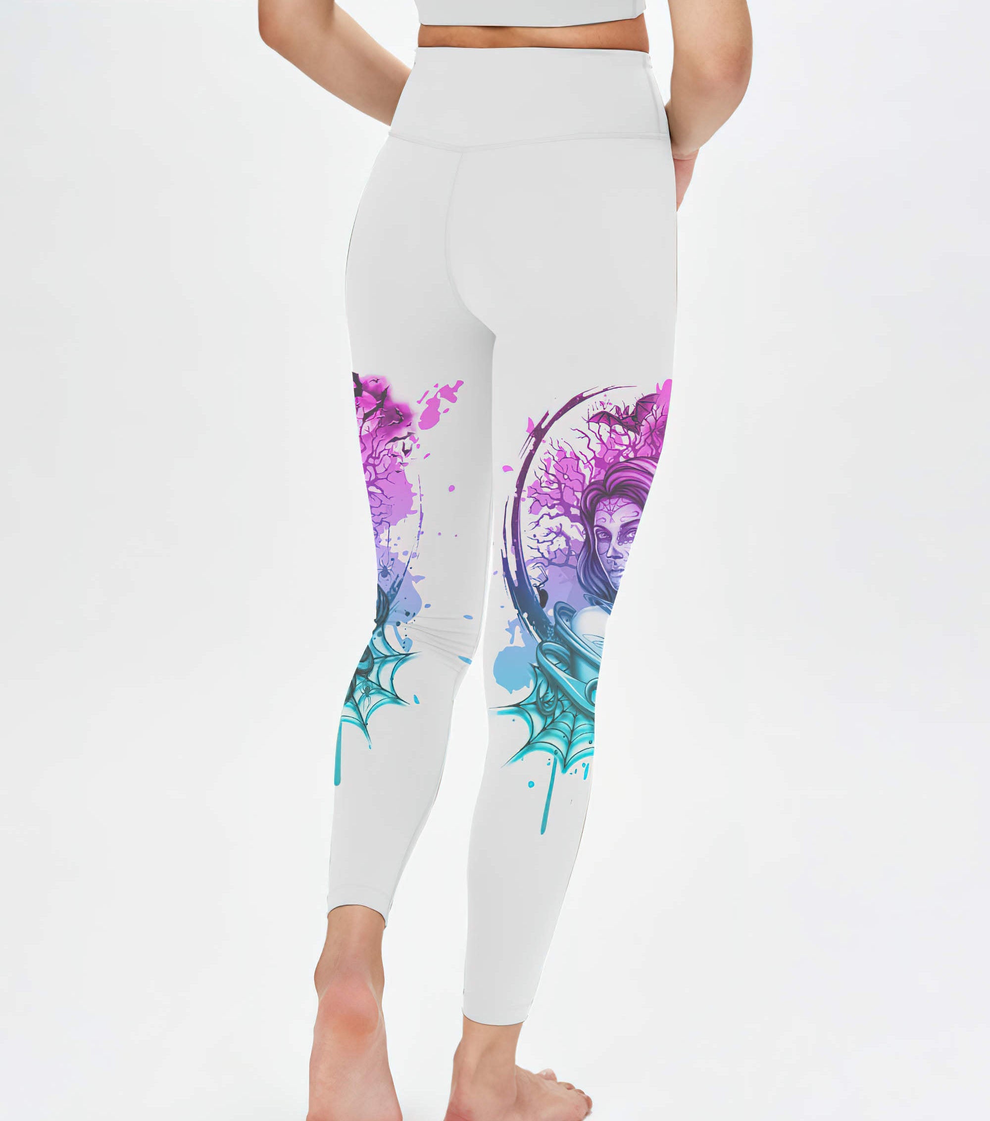 im-humble-enough-to-know-skull-girl-all-over-print-leggings