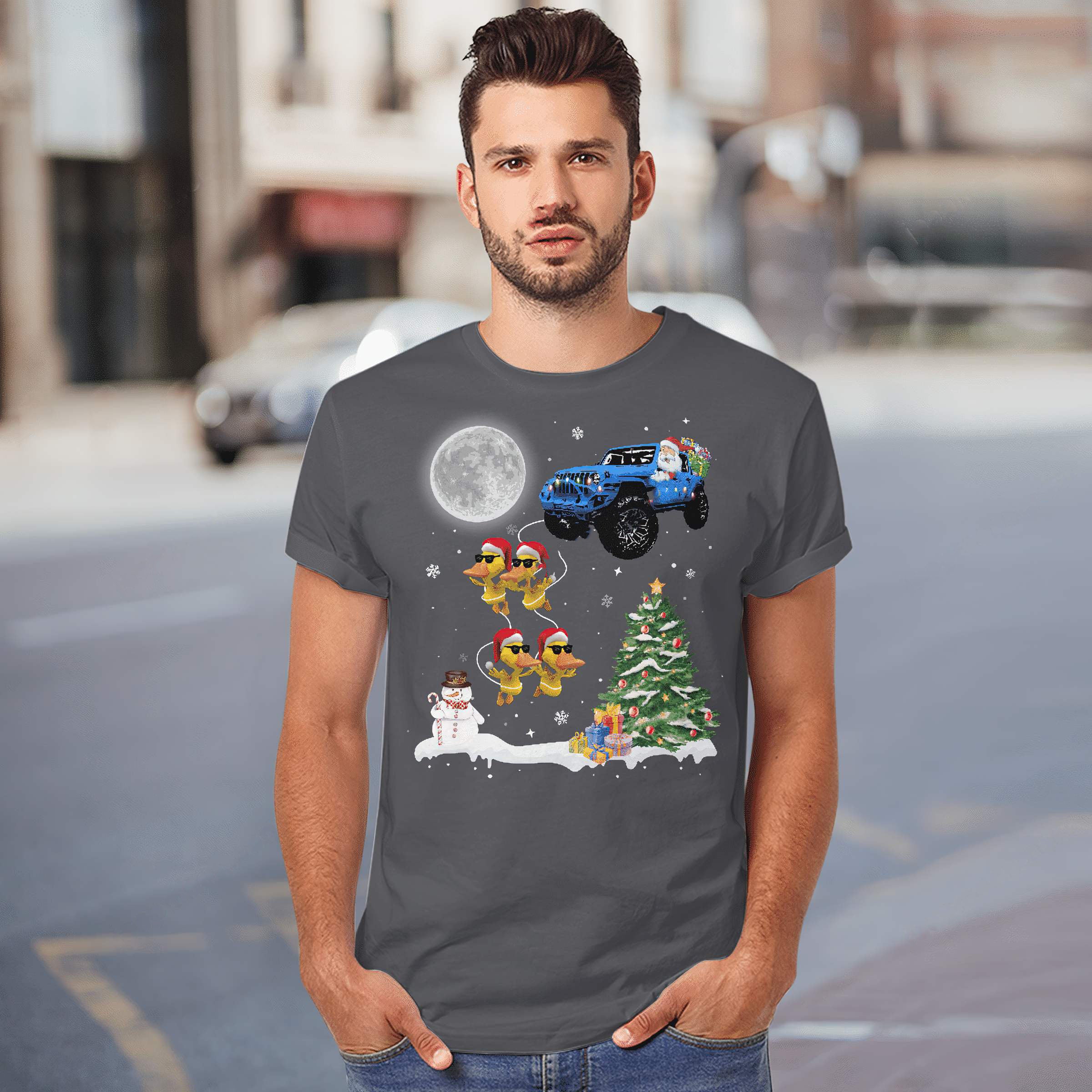 night-christmas-jeep-christmas-t-shirt