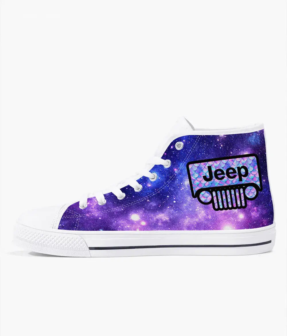 jeep-girl-mermaid-galaxy-high-top-canvas-shoes-high-top-shoes