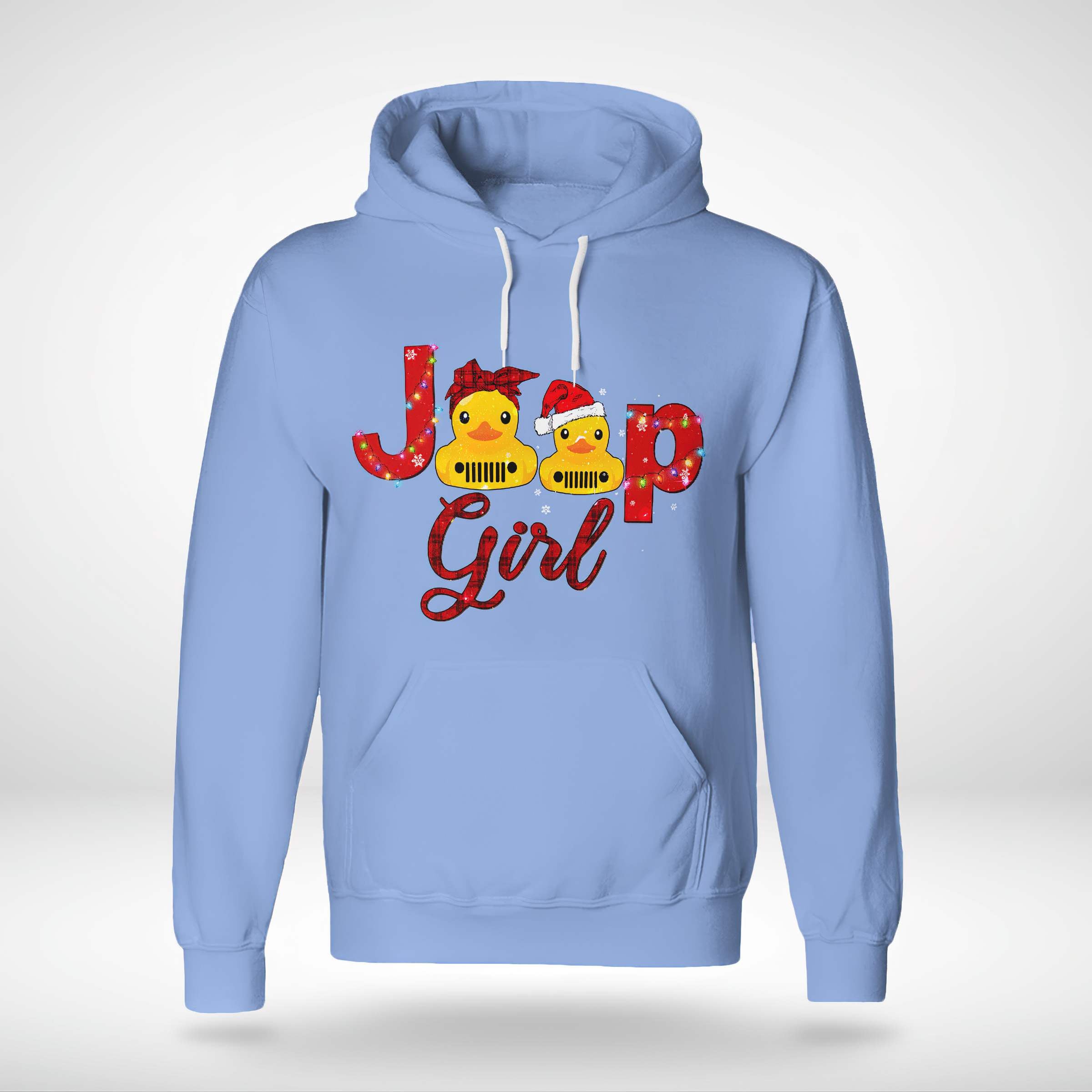 red-girl-jeep-christmas-hoodie