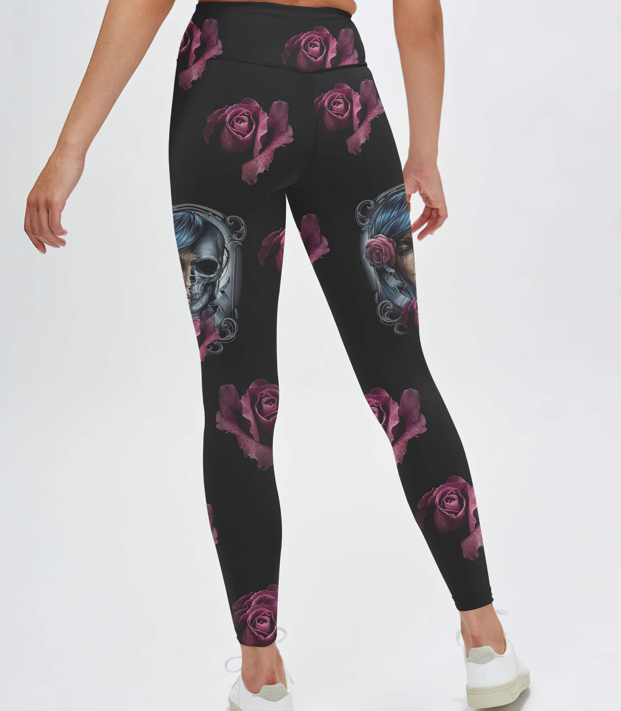 the-good-girl-in-me-skull-girl-rose-all-over-print-leggings