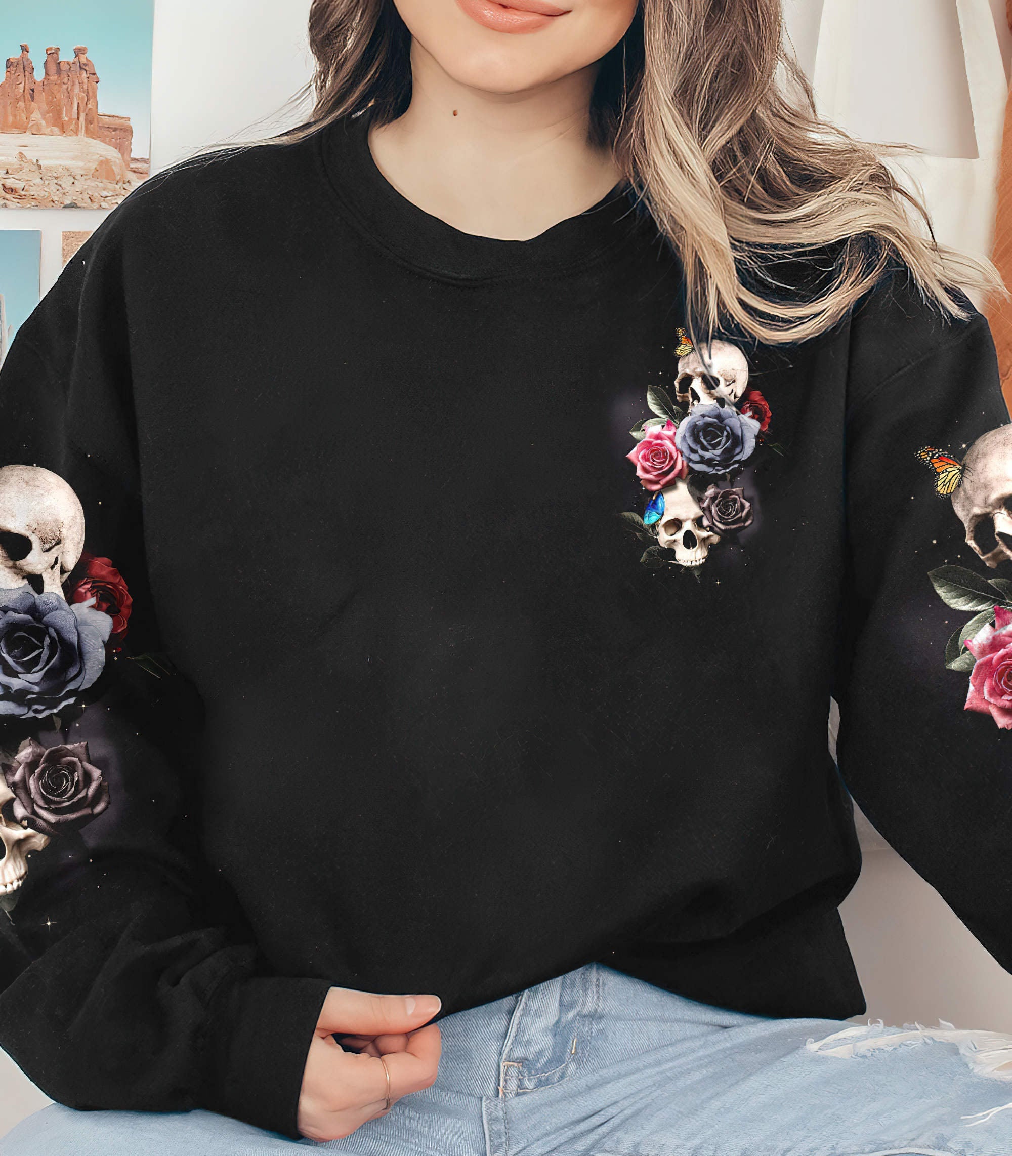 the-good-girl-in-me-skull-with-rose-all-over-print-sweatshirt