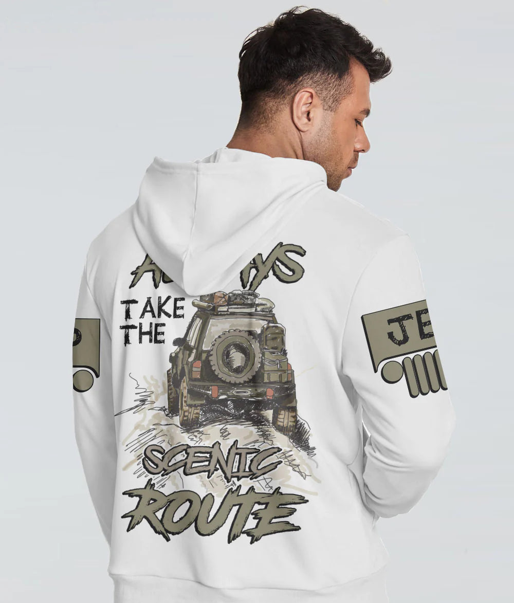 always-take-the-scenic-route-drawing-jeep-hoodie