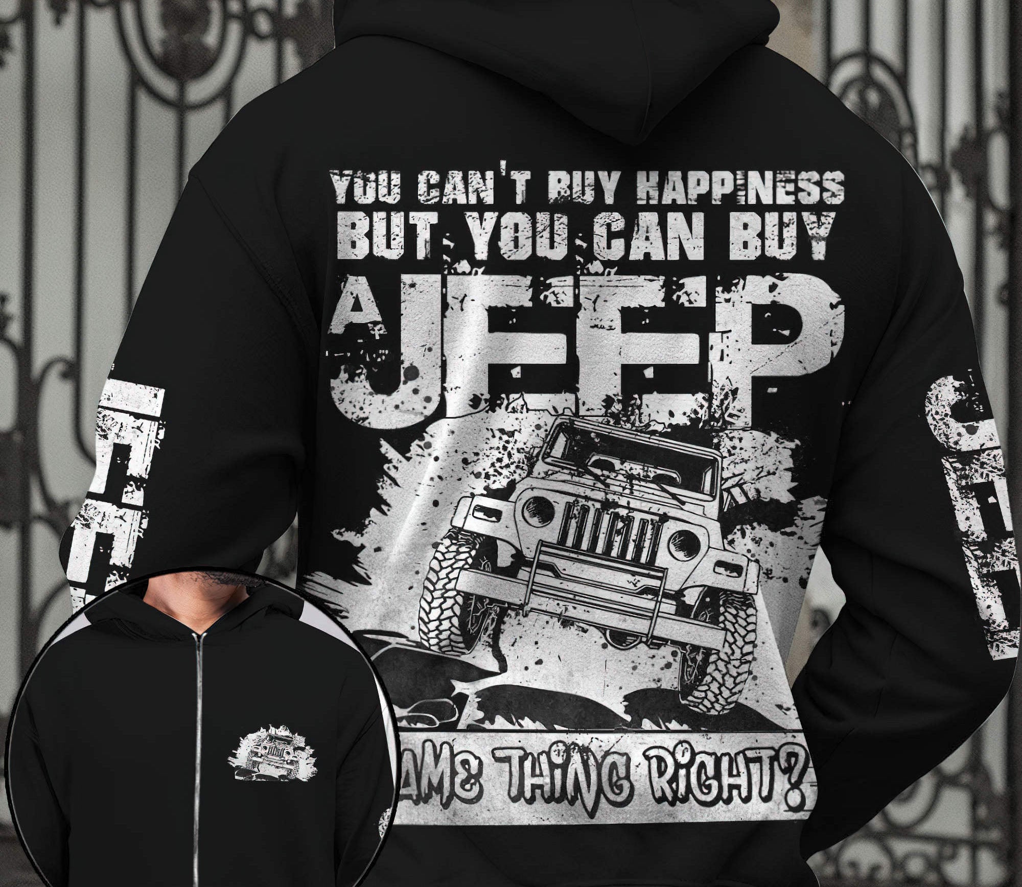 jeep-you-cant-buy-happiness-hoodie