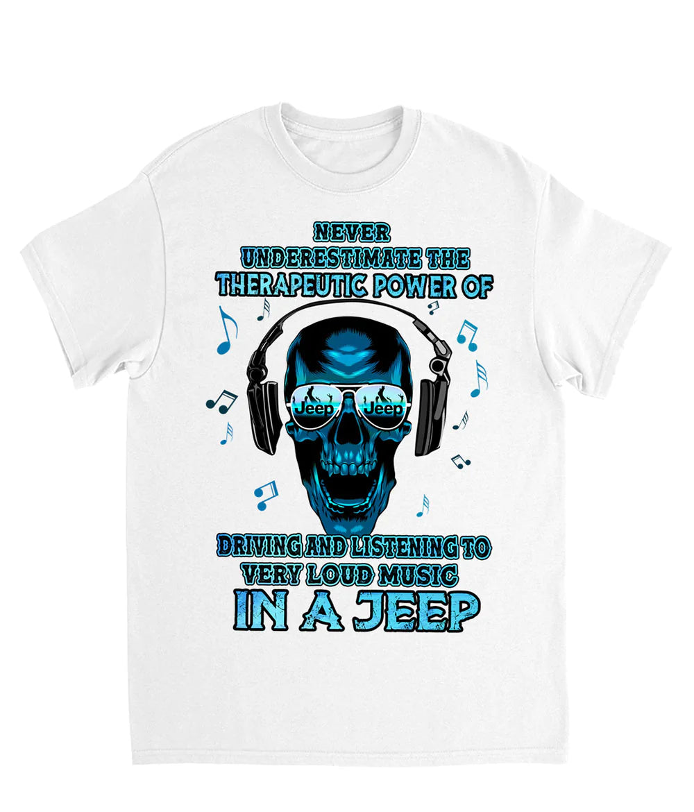 loud-music-in-a-jeep-skull-t-shirt