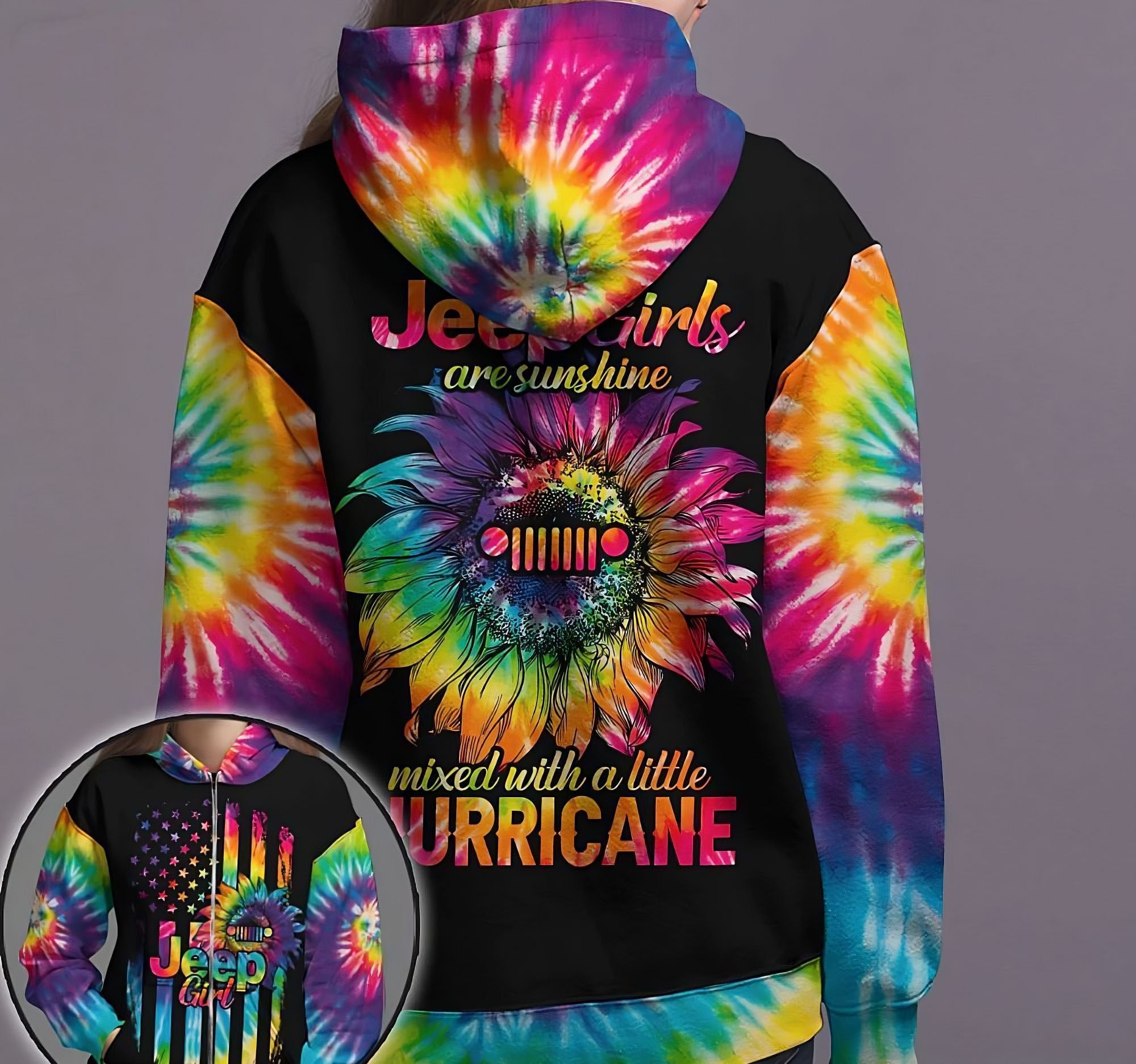 jeep-girl-sunflower-tie-dye-all-over-print-hoodie