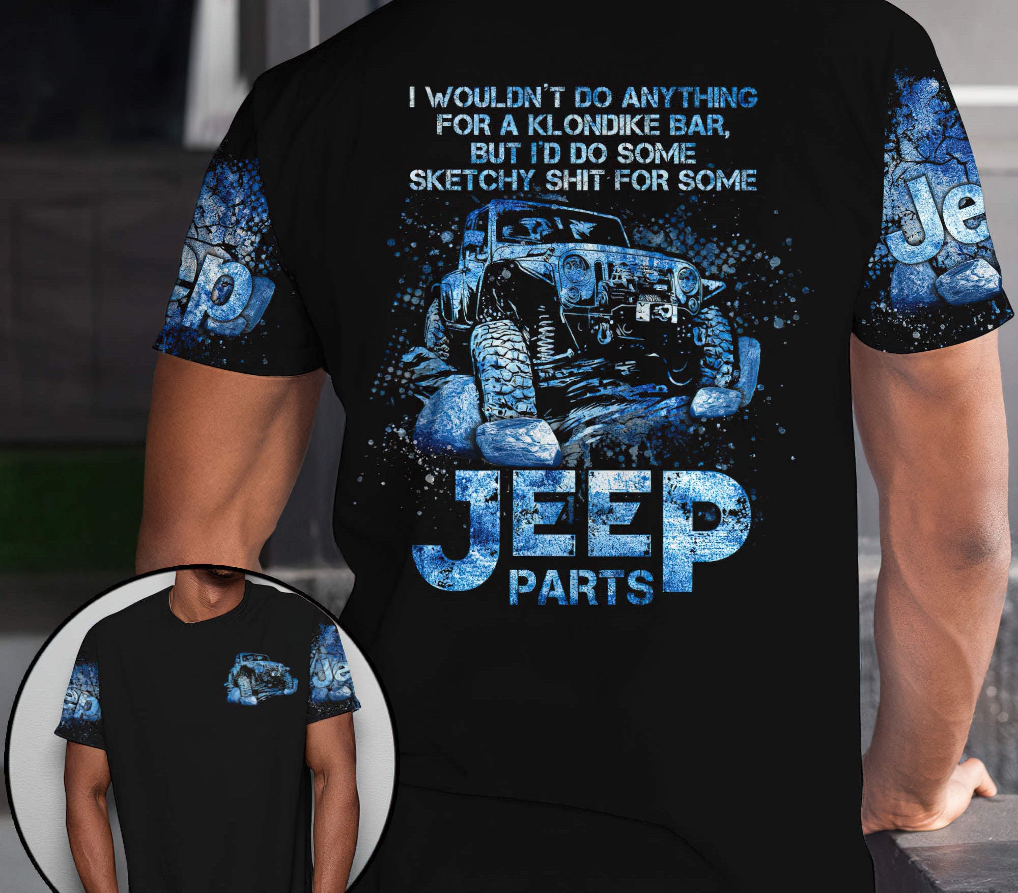 jeep-parts-blue-color-t-shirt