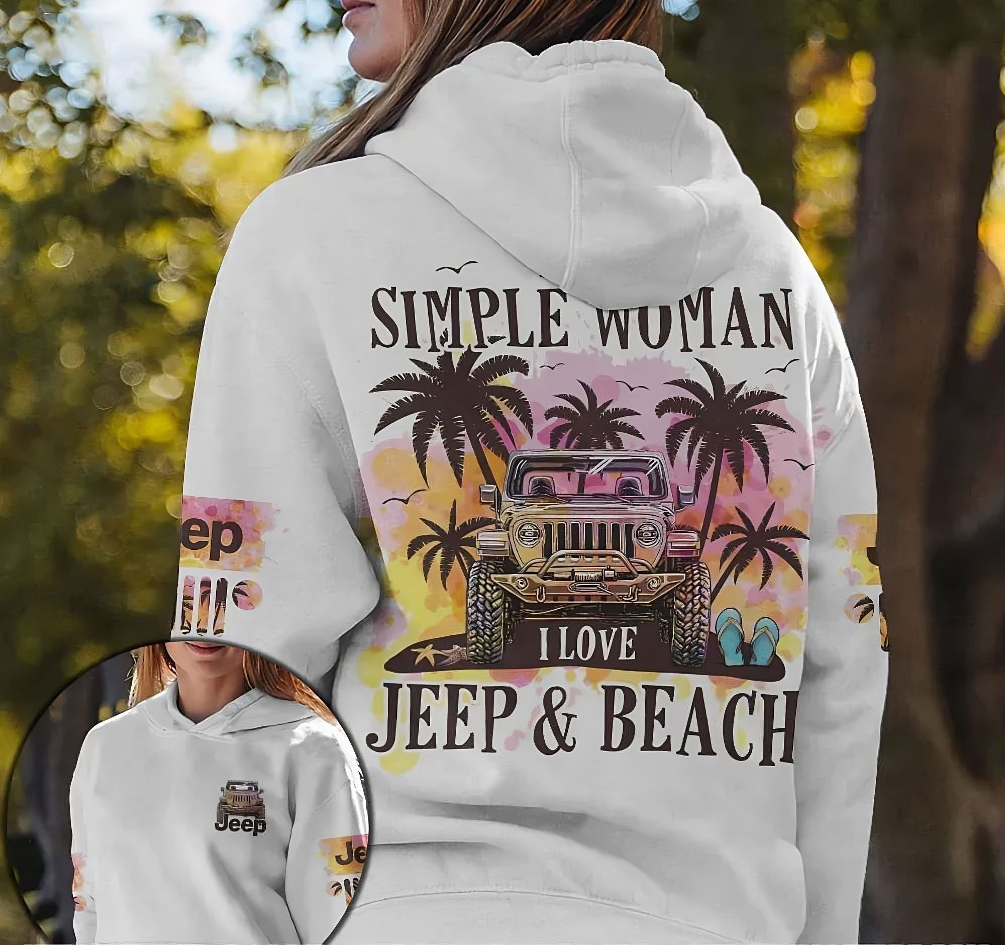 im-a-simple-woman-i-love-jeep-and-beach-all-over-print-brown-hoodie