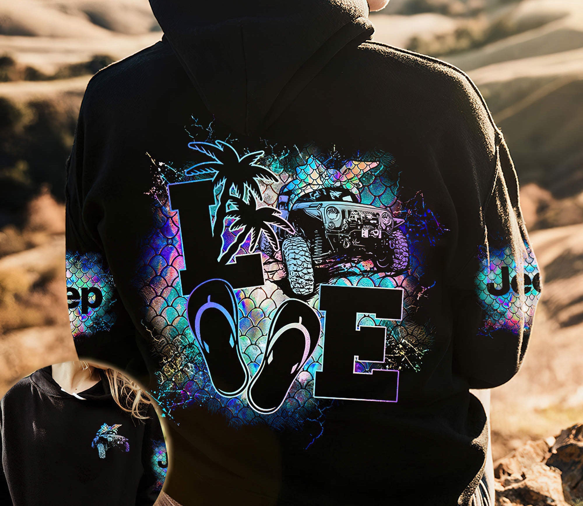 love-jeep-mermaid-hoodie