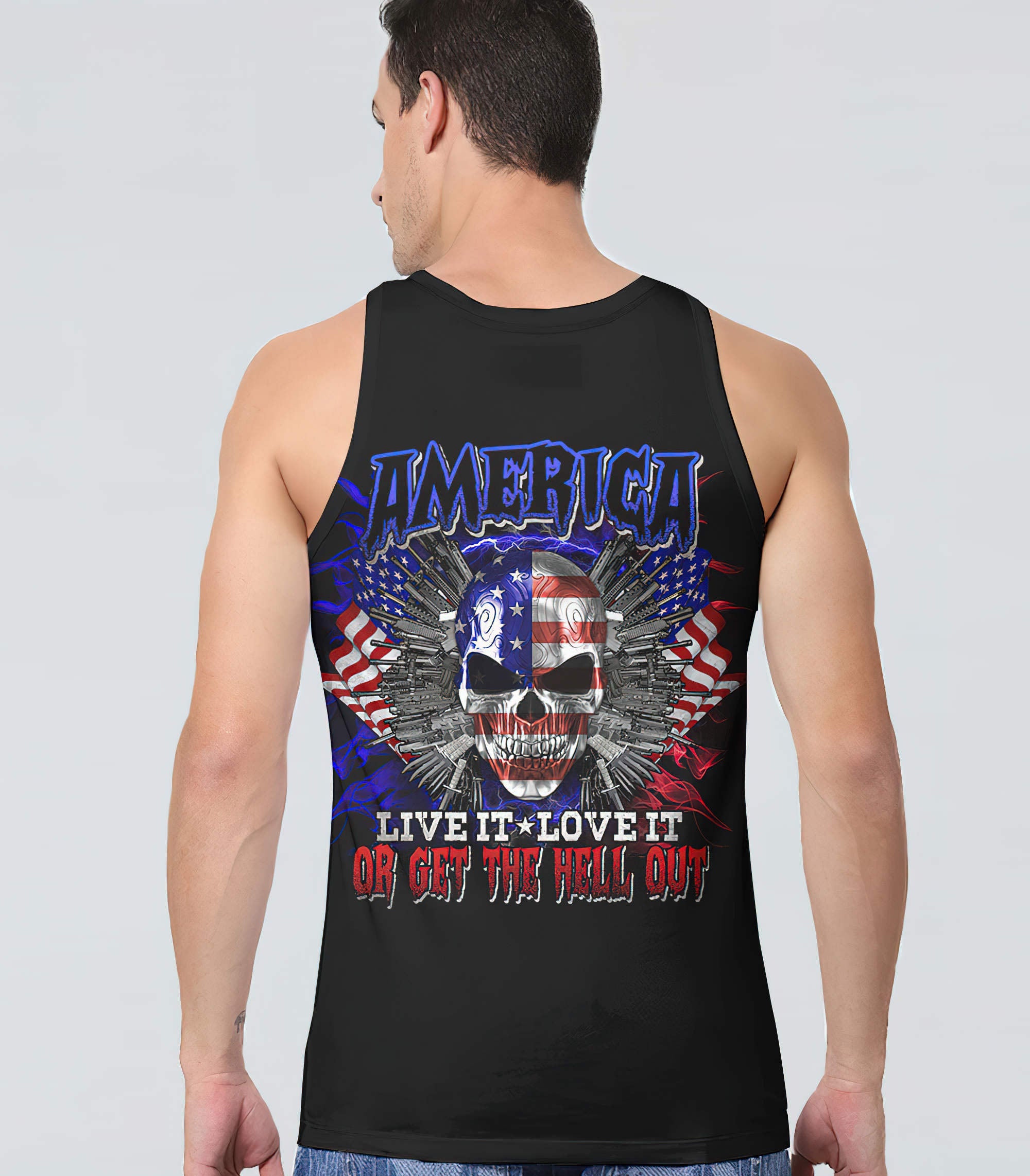 america-skull-g-all-over-print-tank-top