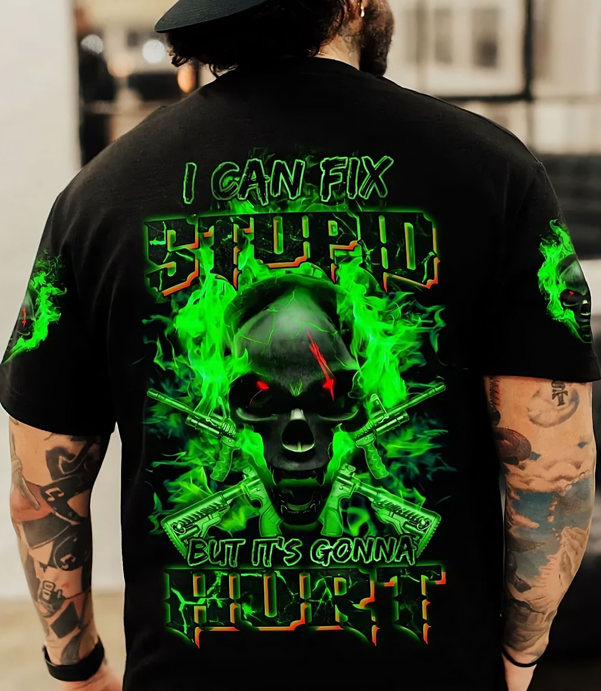 i-can-fix-stupid-flaming-skull-all-over-print-t-shirt