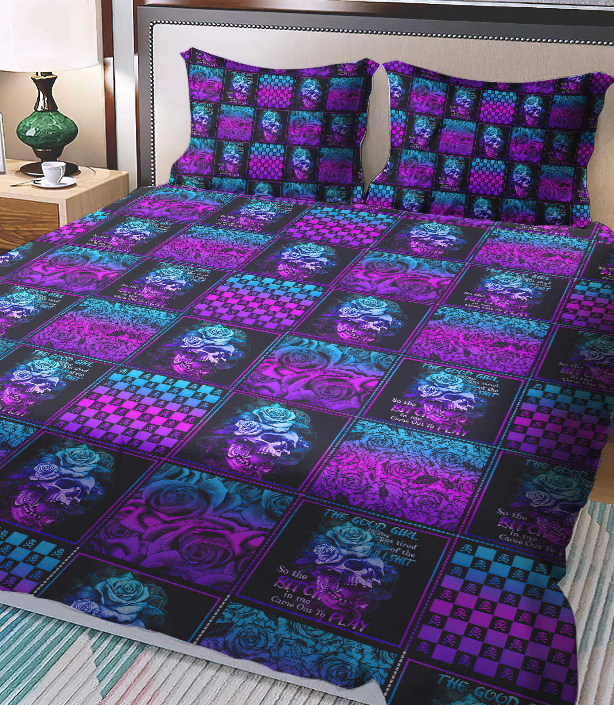 the-good-girl-in-me-got-tired-skull-bedding-set-bedding-set