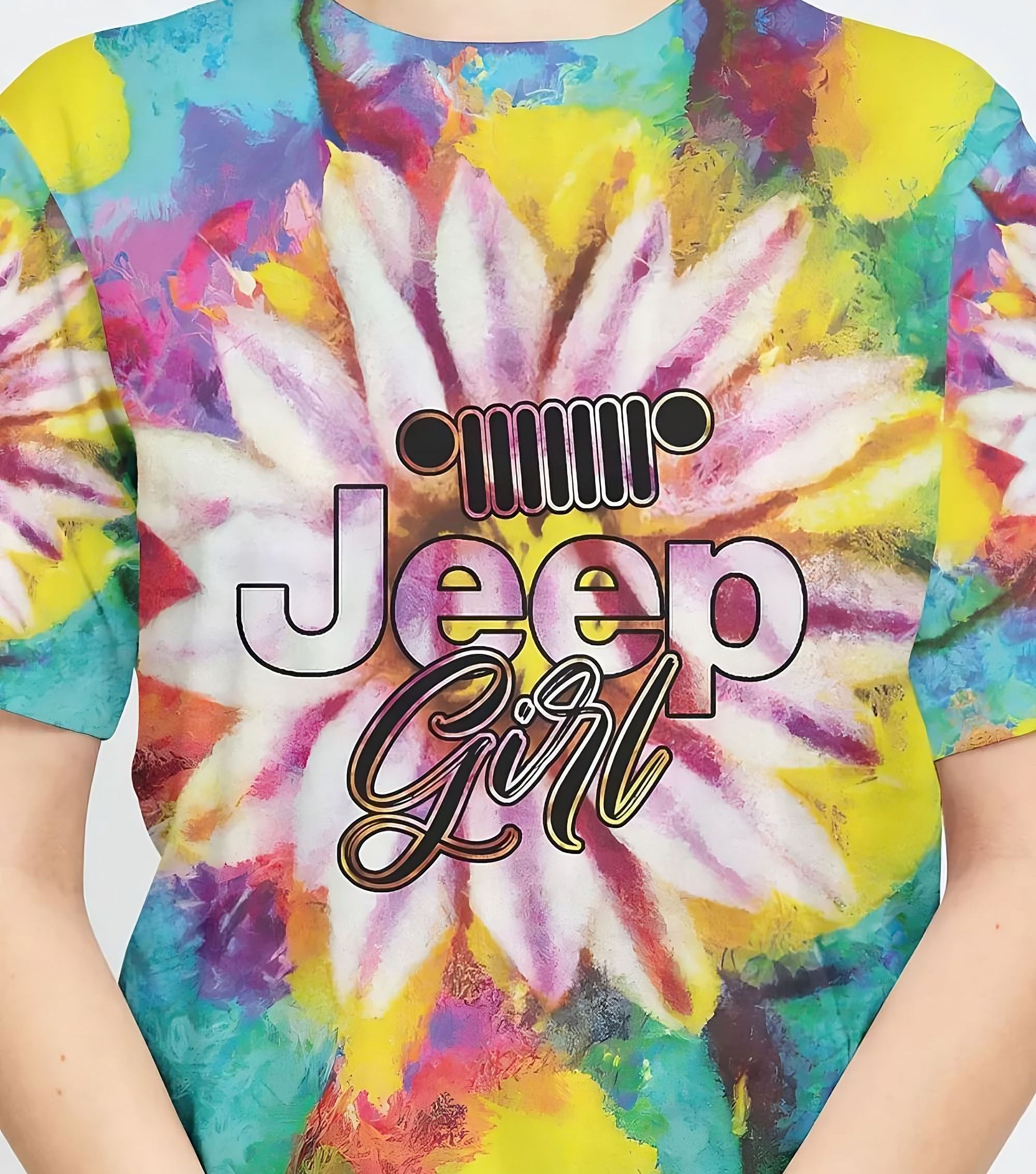 jeep-girl-painting-sunflower-all-over-print-t-shirt