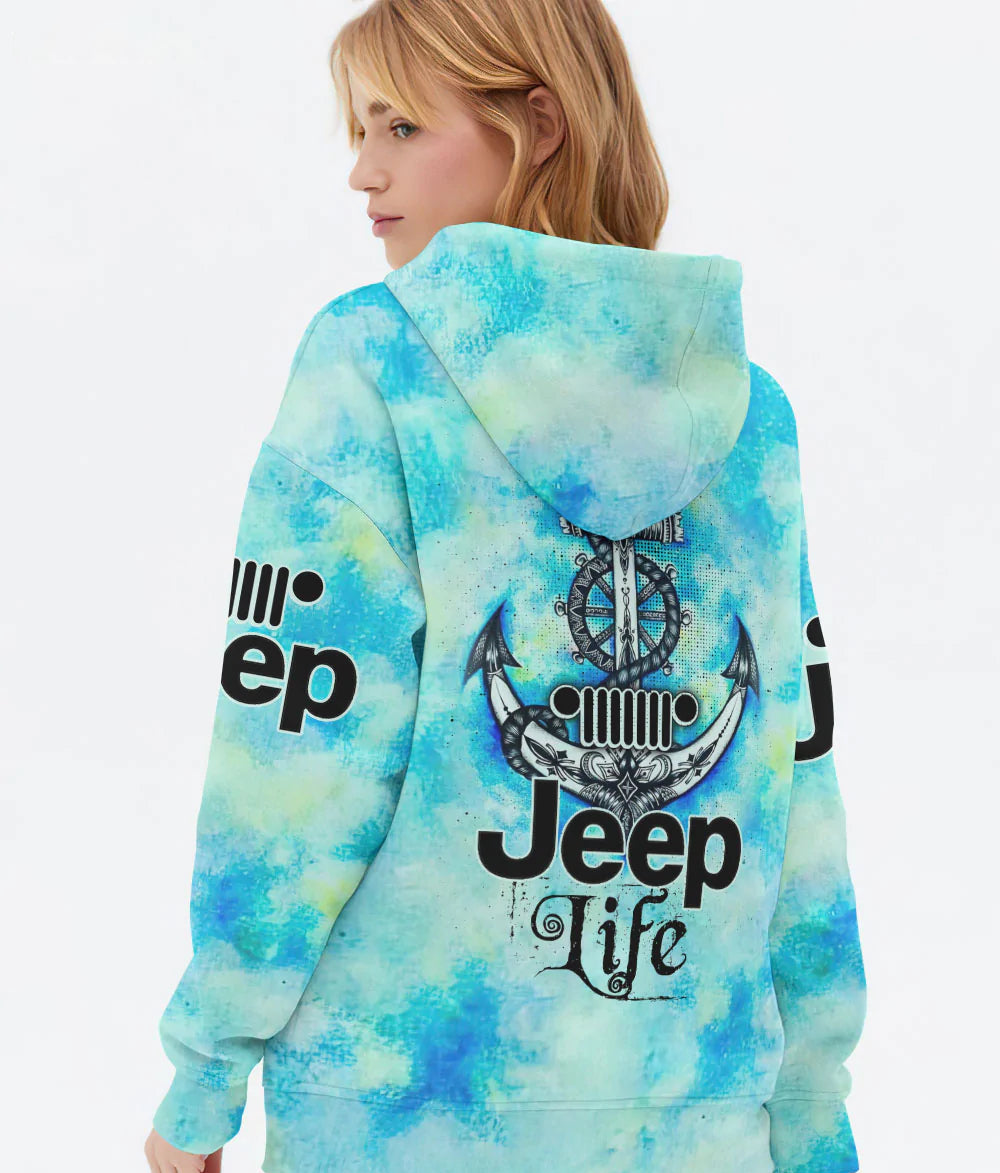 jeep-life-anchor-watercolor-hoodie