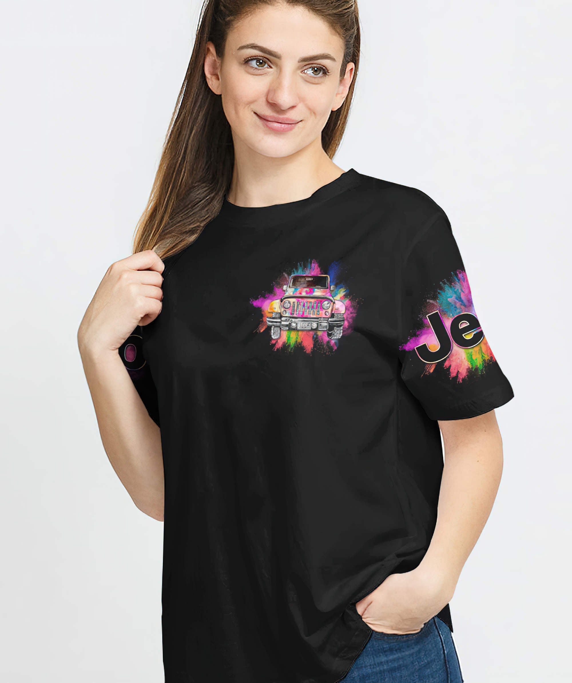 on-a-dark-desert-highway-jeep-halloween-t-shirt