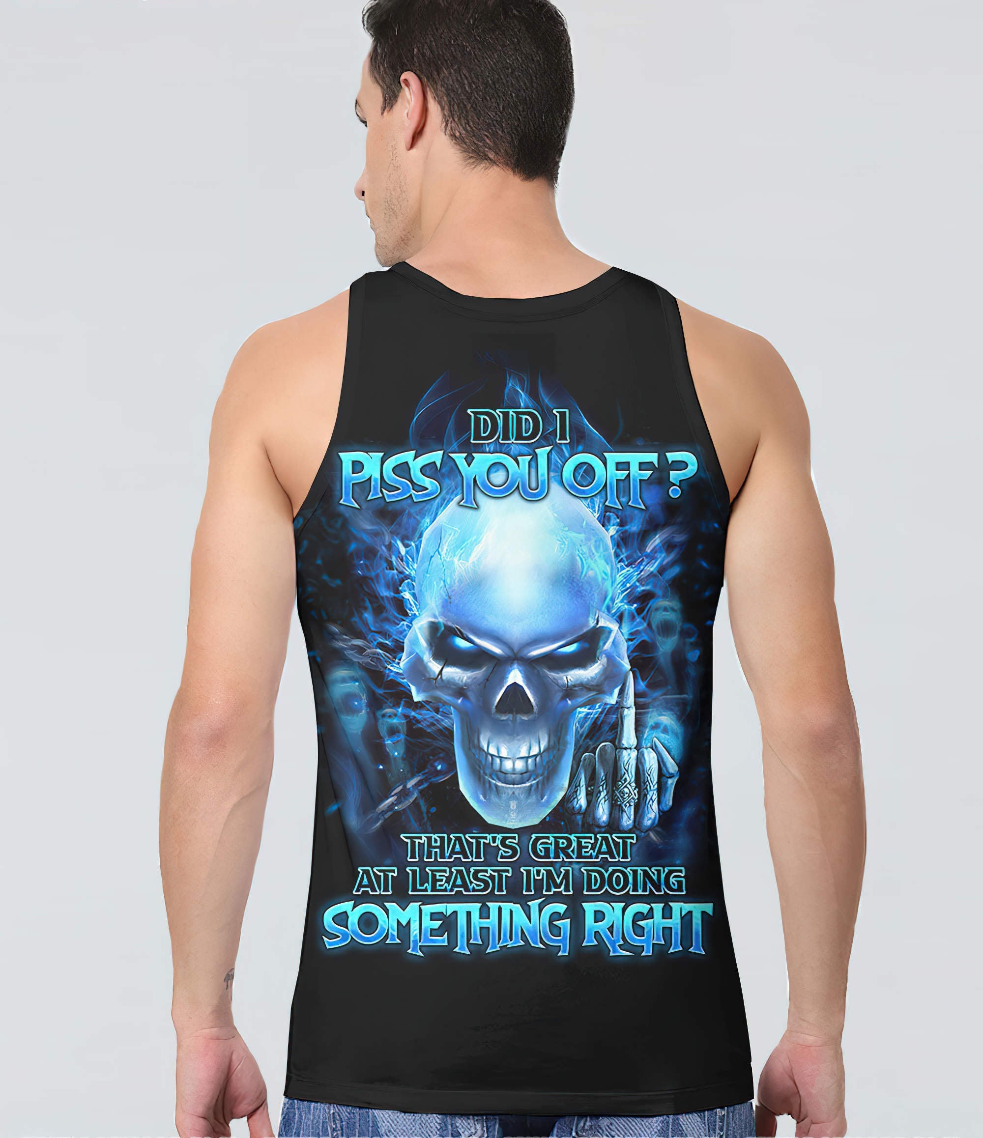 im-that-b-skull-2d-tank-top