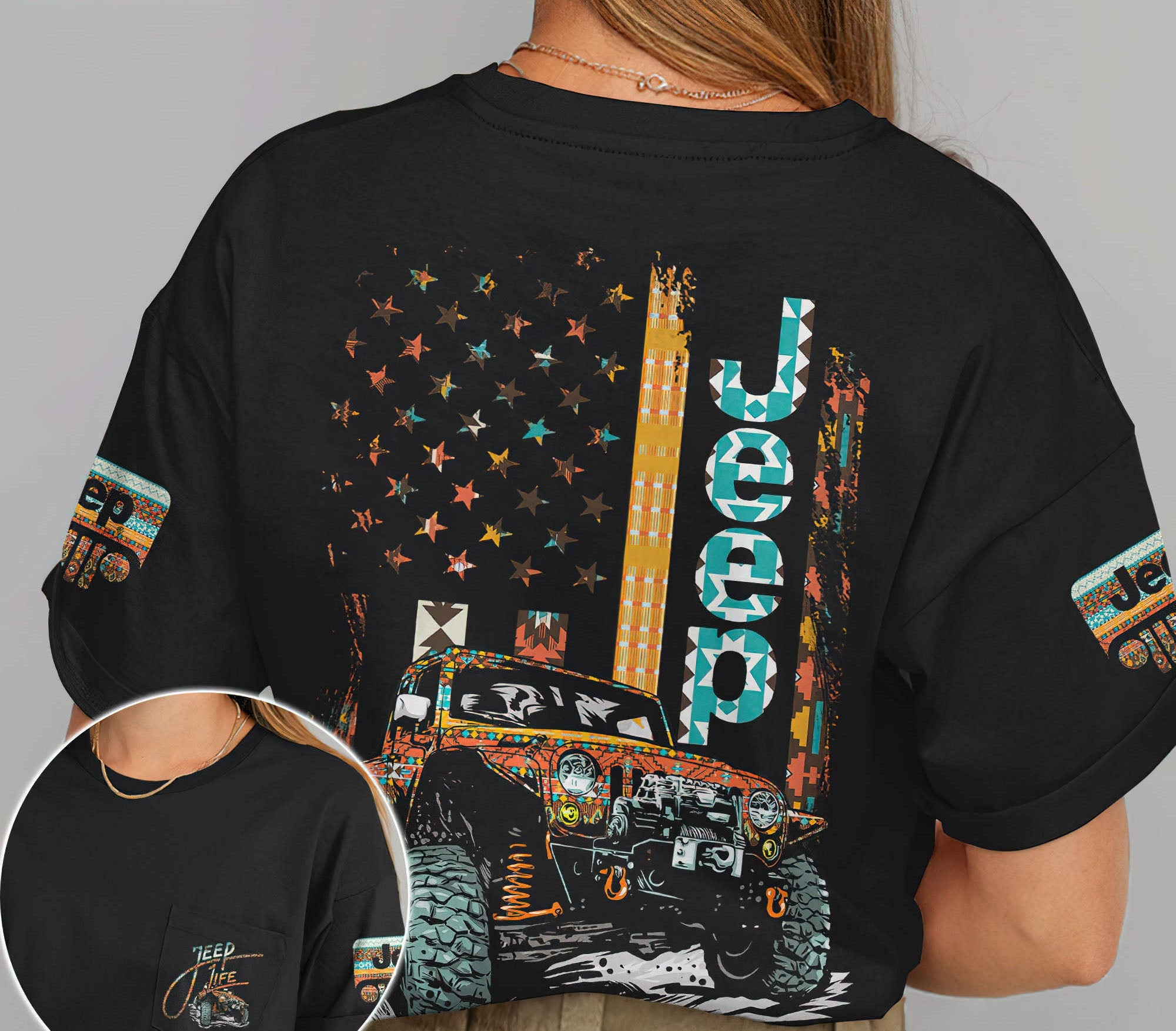 jeep-native-pattern-t-shirt