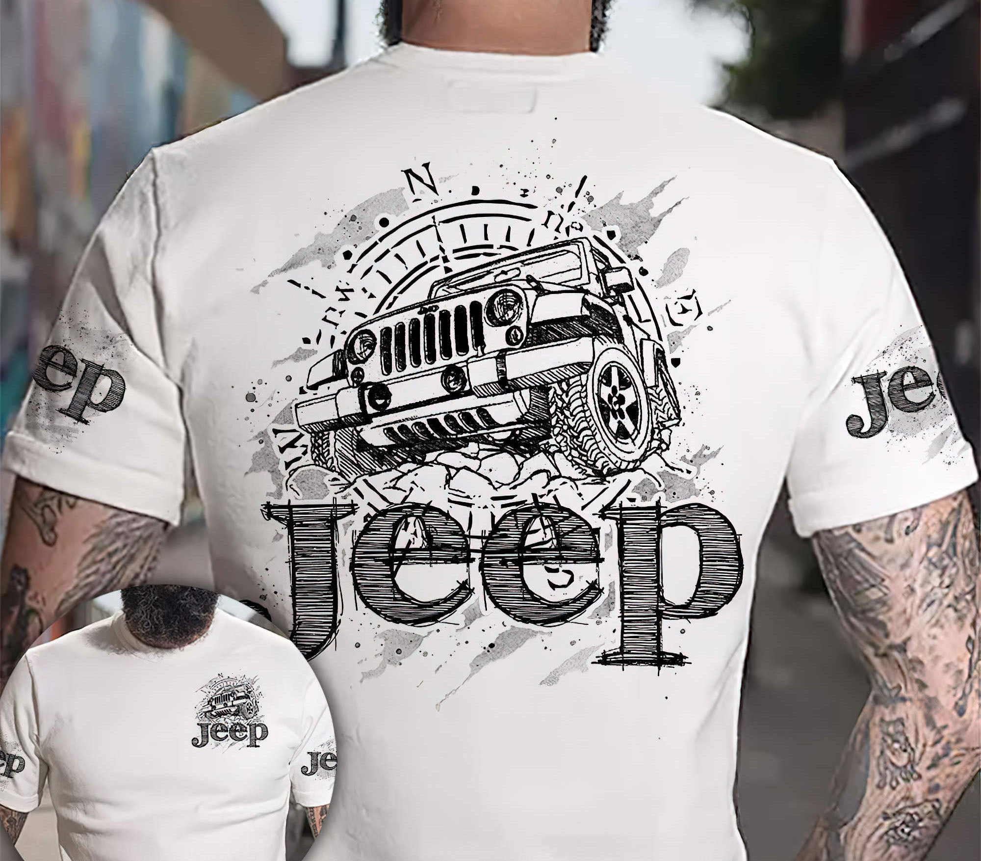 jeep-compass-sketch-t-shirt