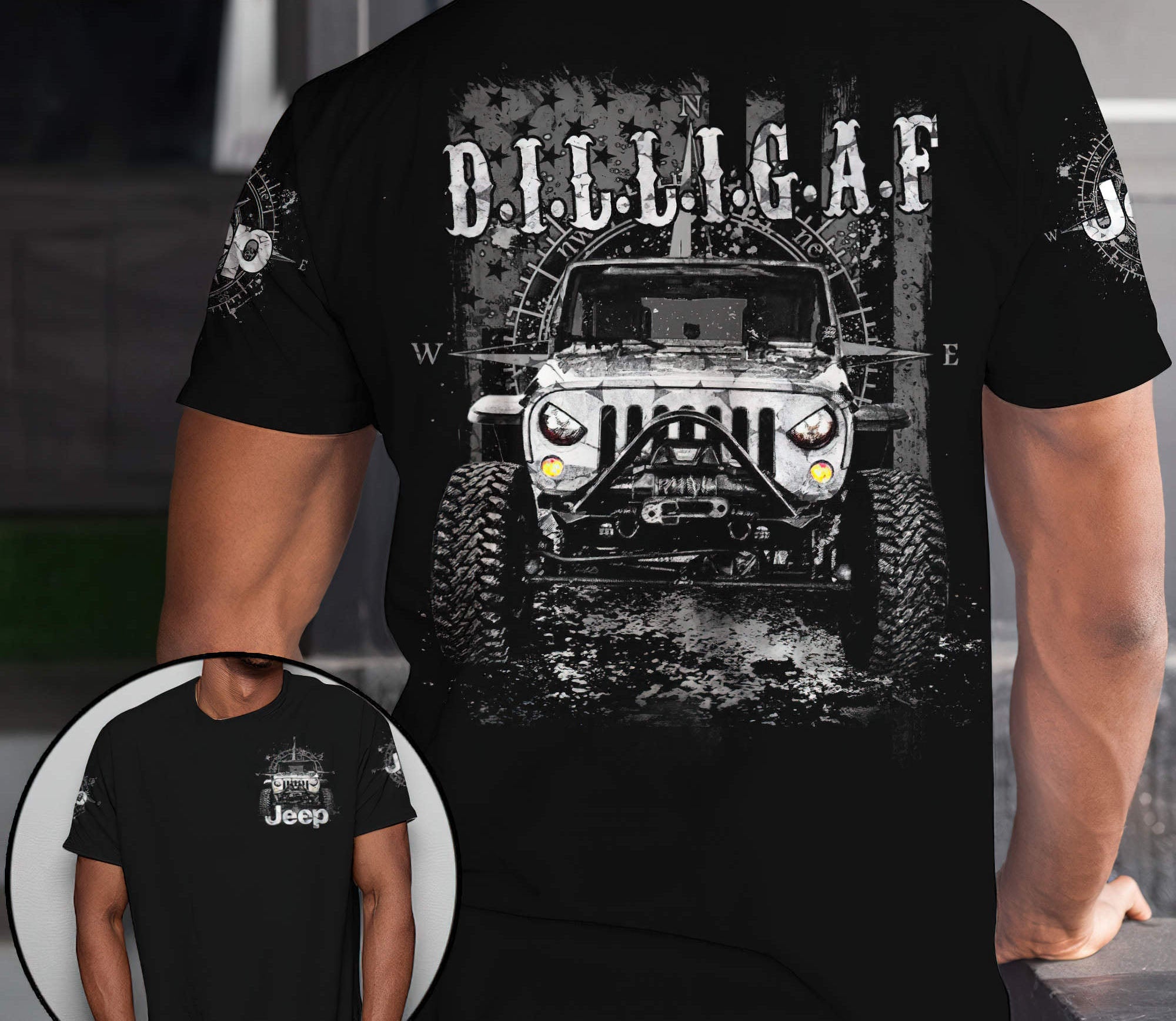 dilligaf-jeep-t-shirt