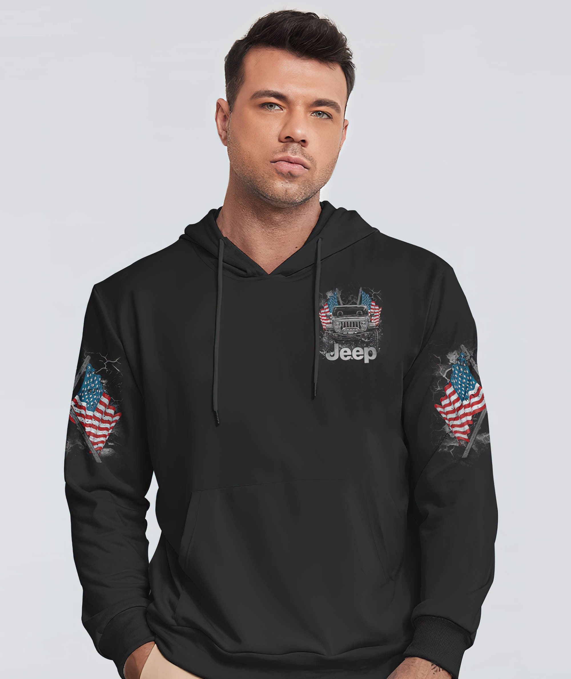 black-jeep-of-the-family-flag-hoodie