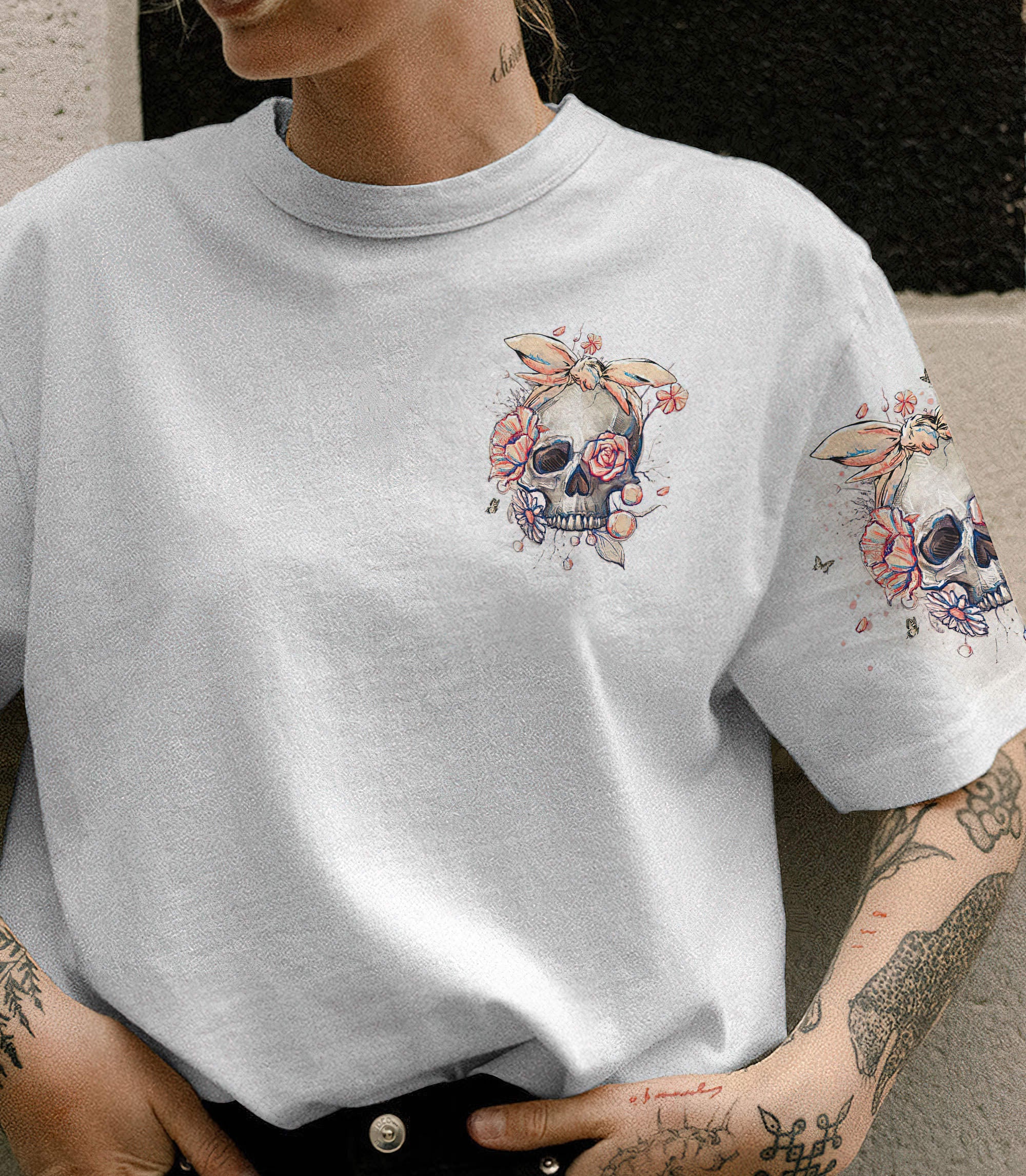 the-good-girl-in-me-floral-skull-all-over-print-t-shirt