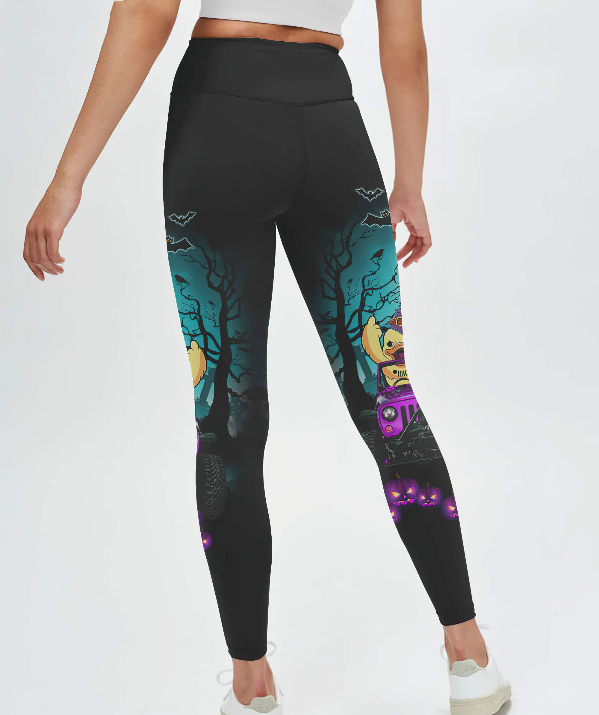 all-i-want-for-halloween-duck-jeep-halloween-leggings