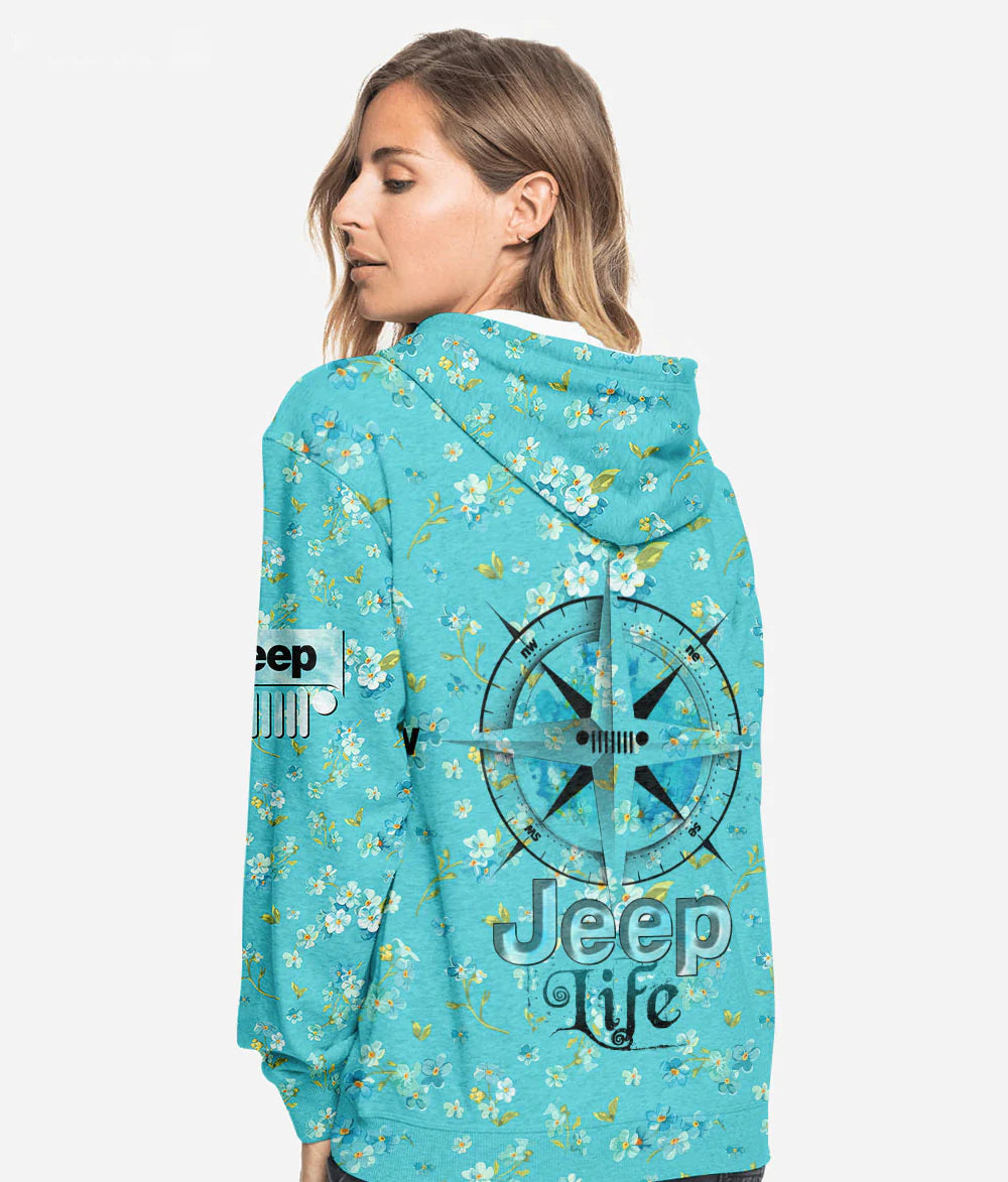 jeep-life-flower-hoodie