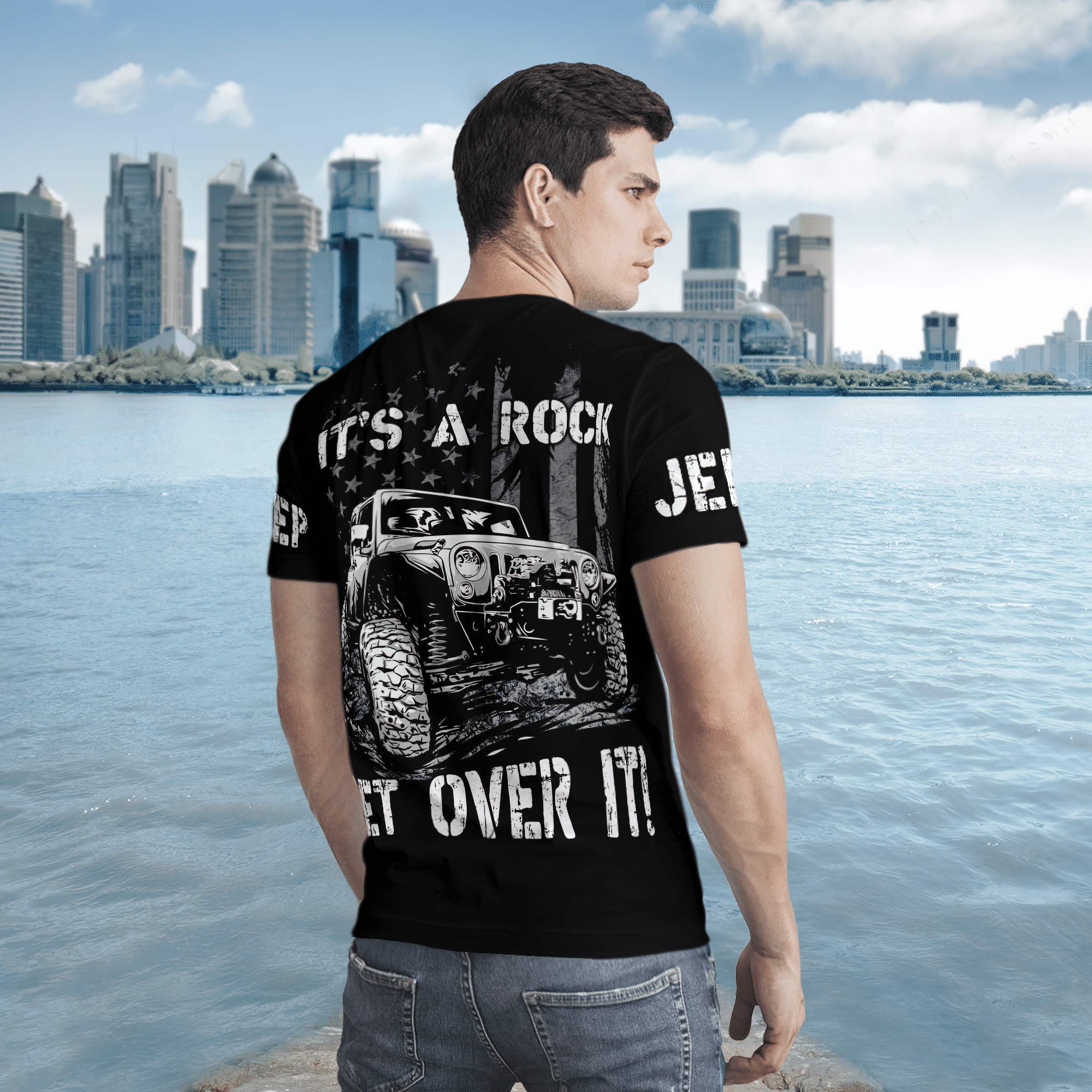 rock-jeep-christmas-t-shirt