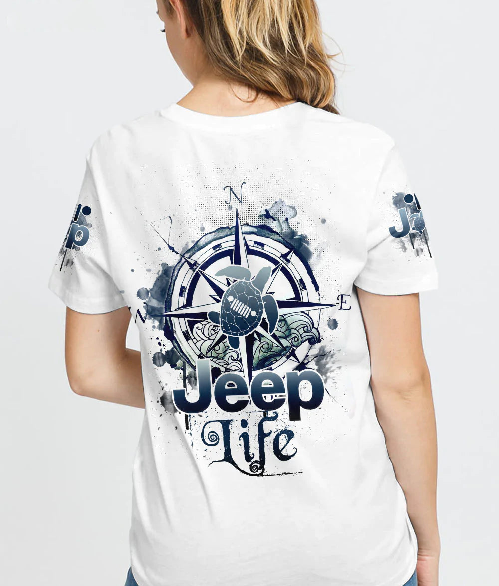 jeep-life-compass-sketch-turtle-t-shirt