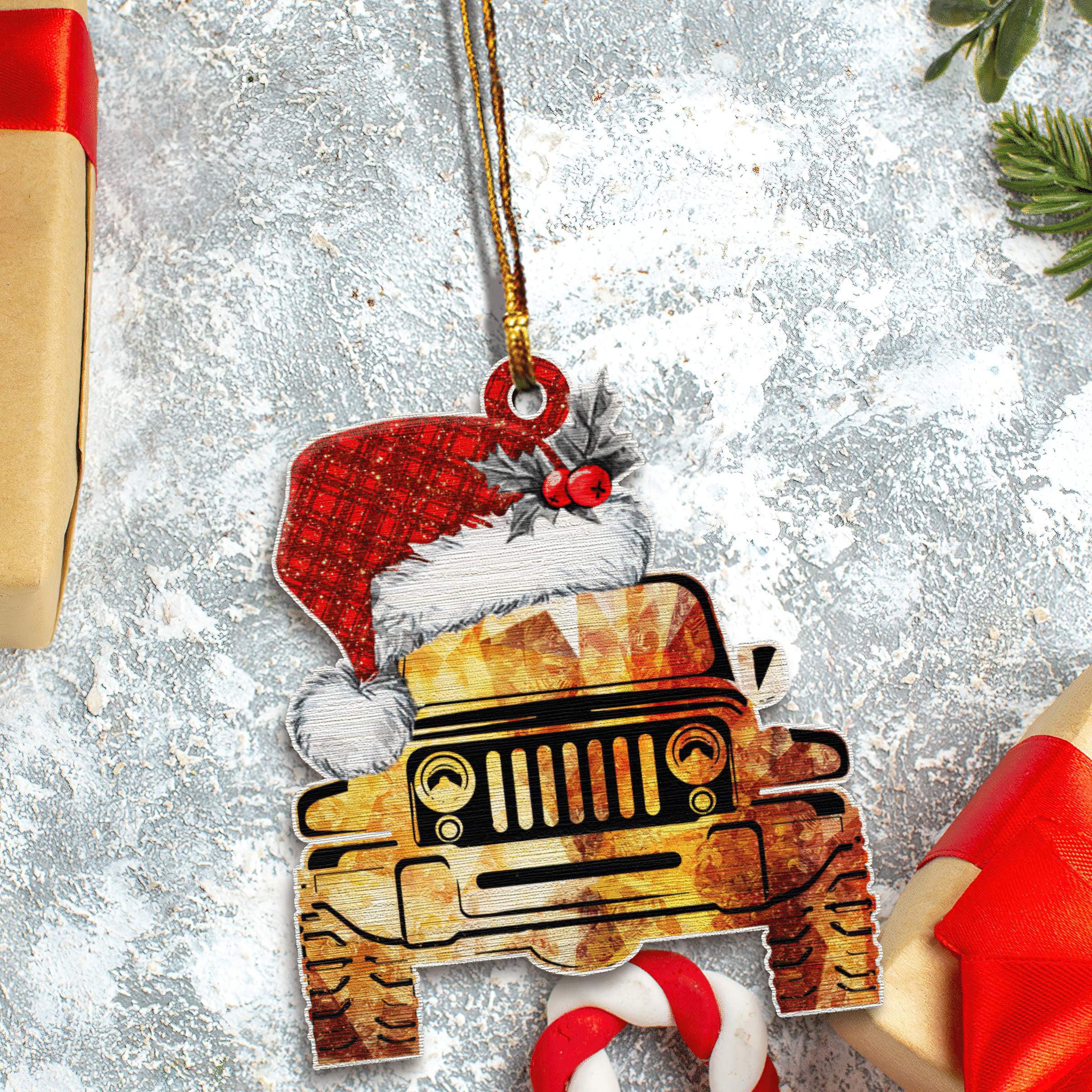 polygon-jeep-christmas-ornaments