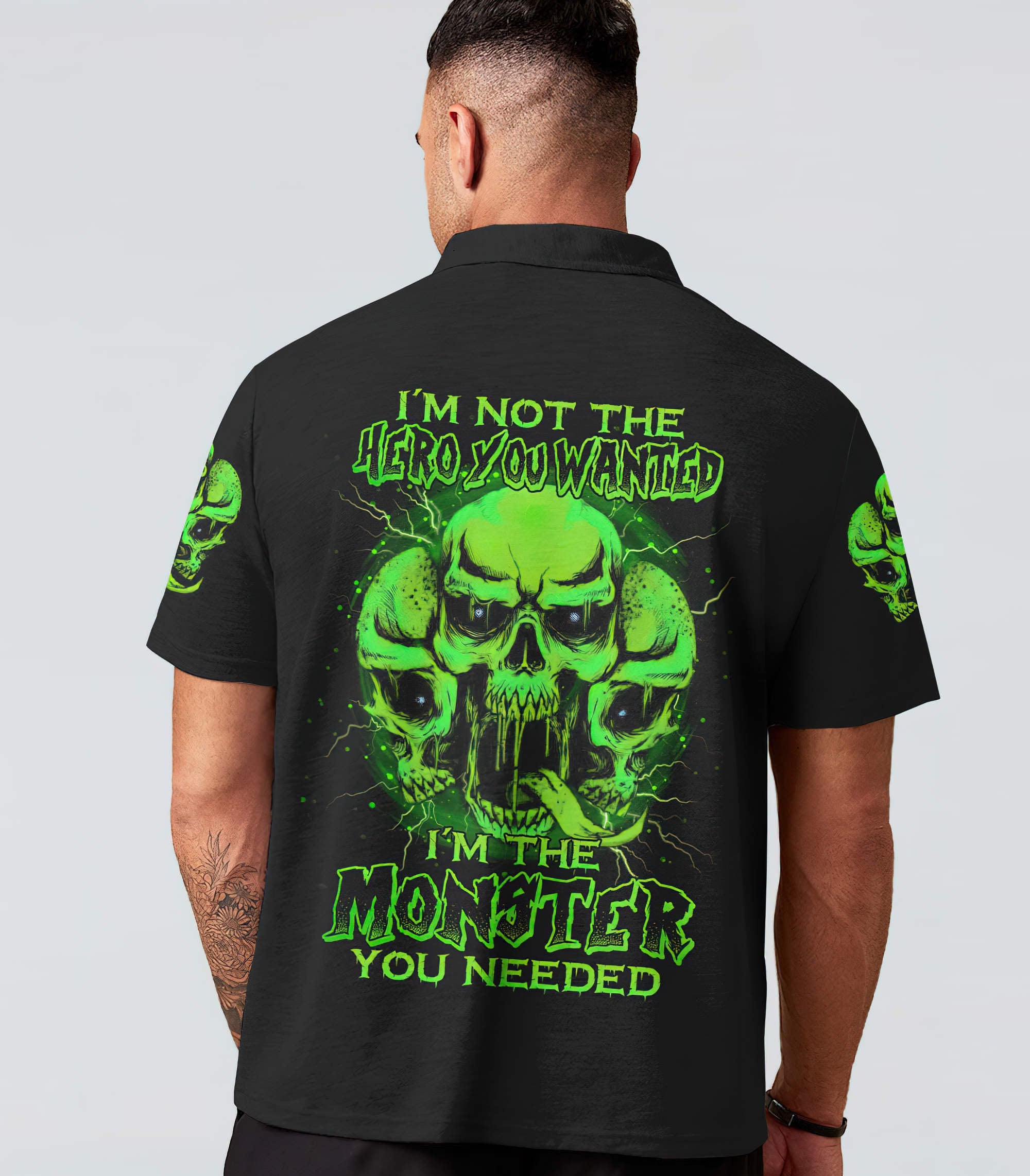 im-the-monster-you-needed-skull-all-over-print-polo-shirt