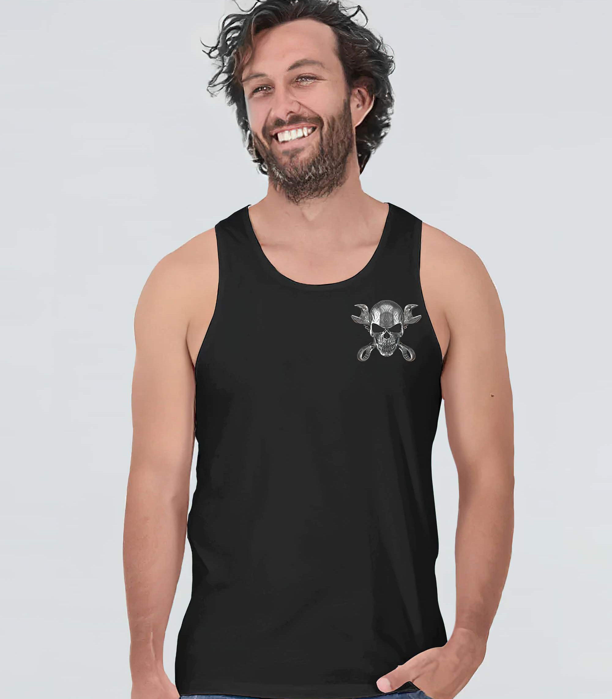 never-underestimate-mechanic-garage-skull-all-over-print-1-tank-top