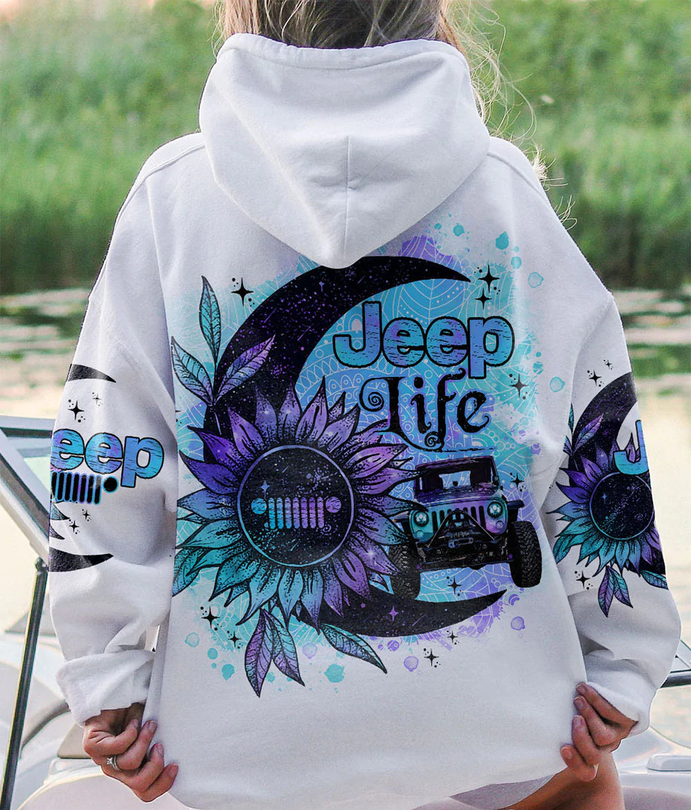 jeep-life-crescent-moon-sunflower-hoodie