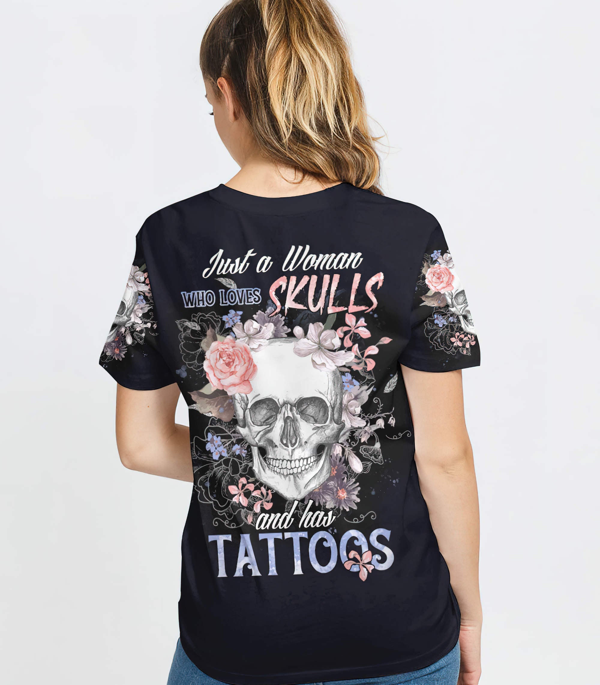 just-a-woman-who-loves-skull-and-has-tattoos-all-over-print-t-shirt