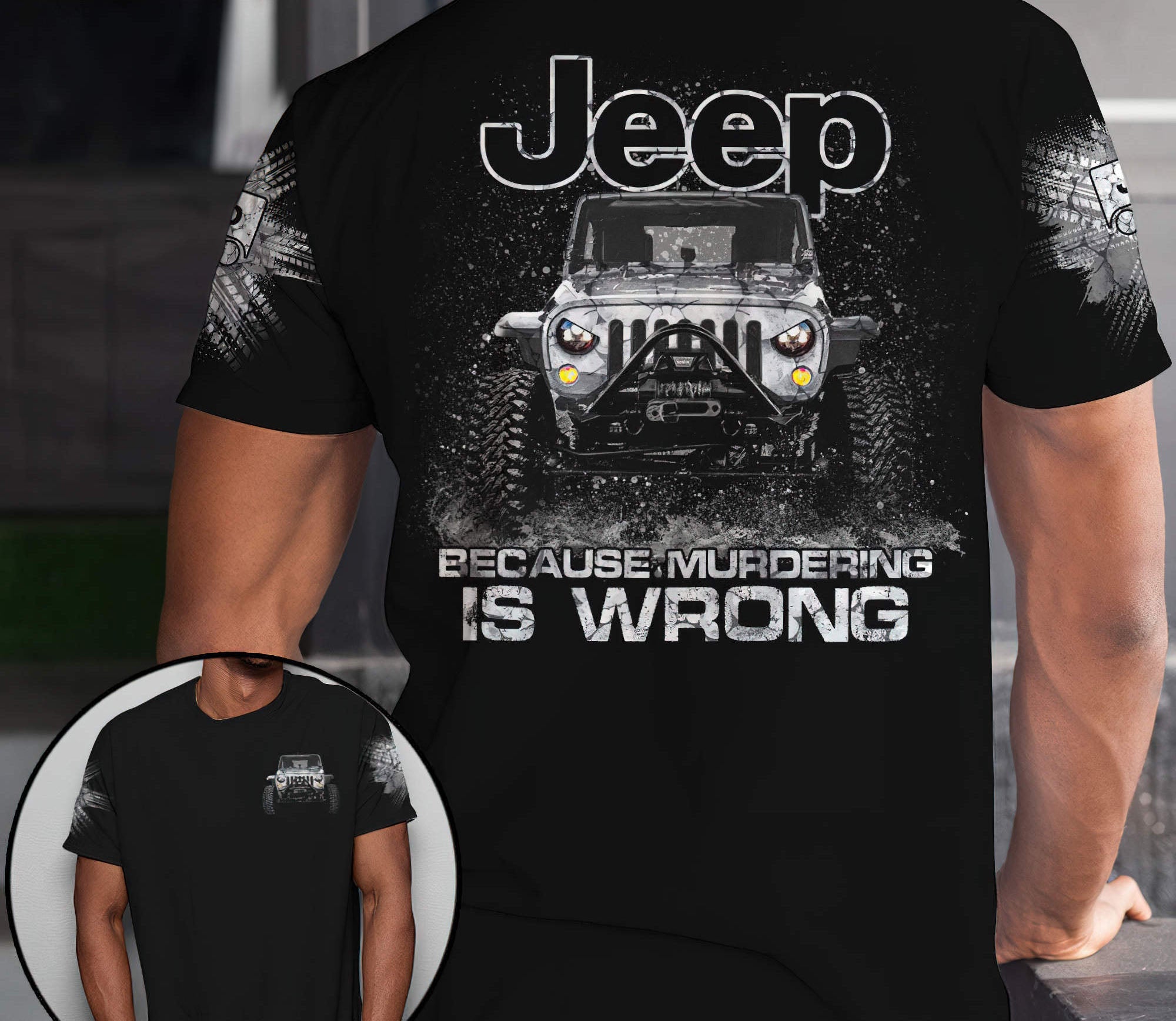 jeep-because-t-shirt