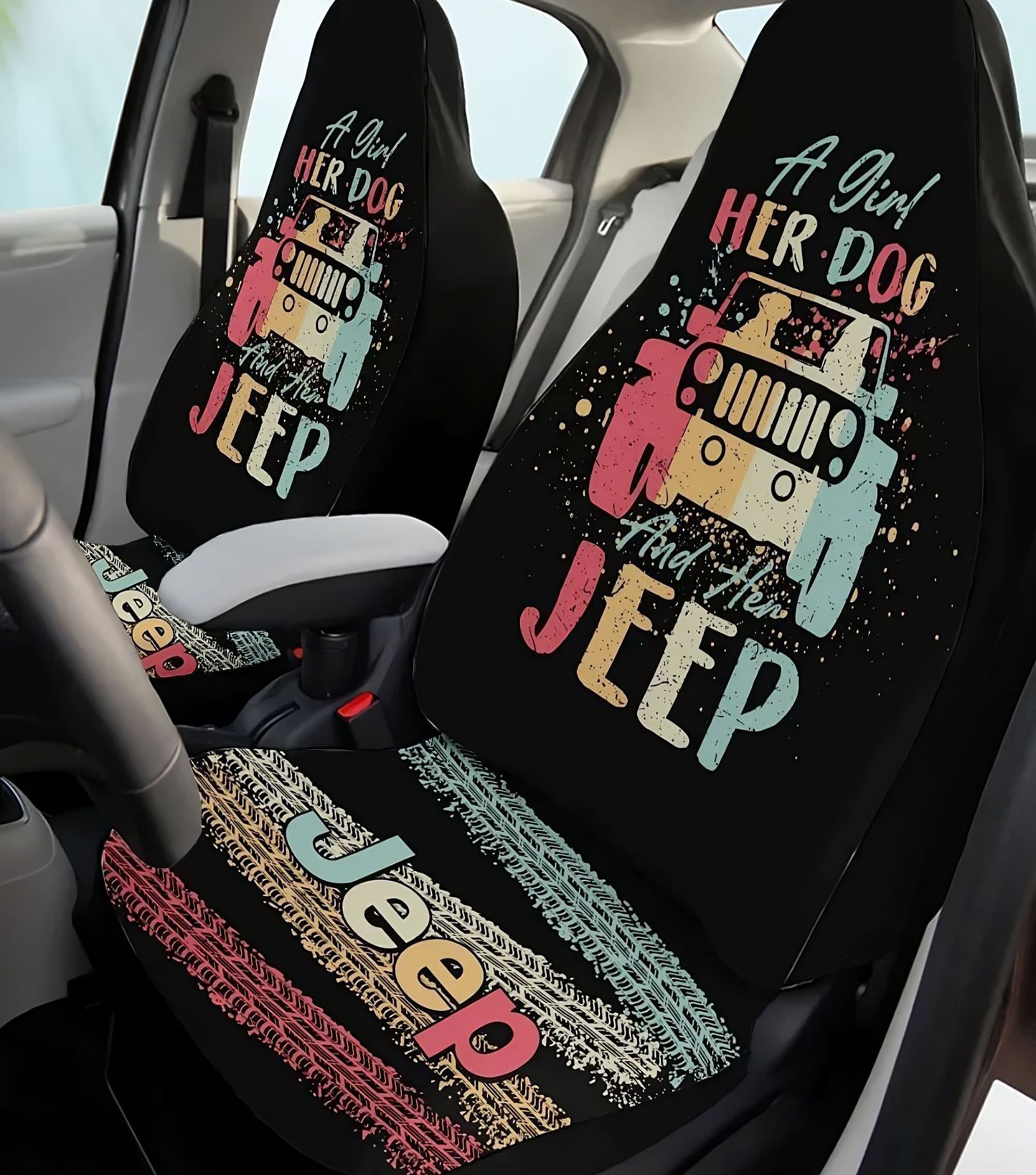 a-girl-her-dog-and-her-jeep-retro-automotive-car-seat-cover