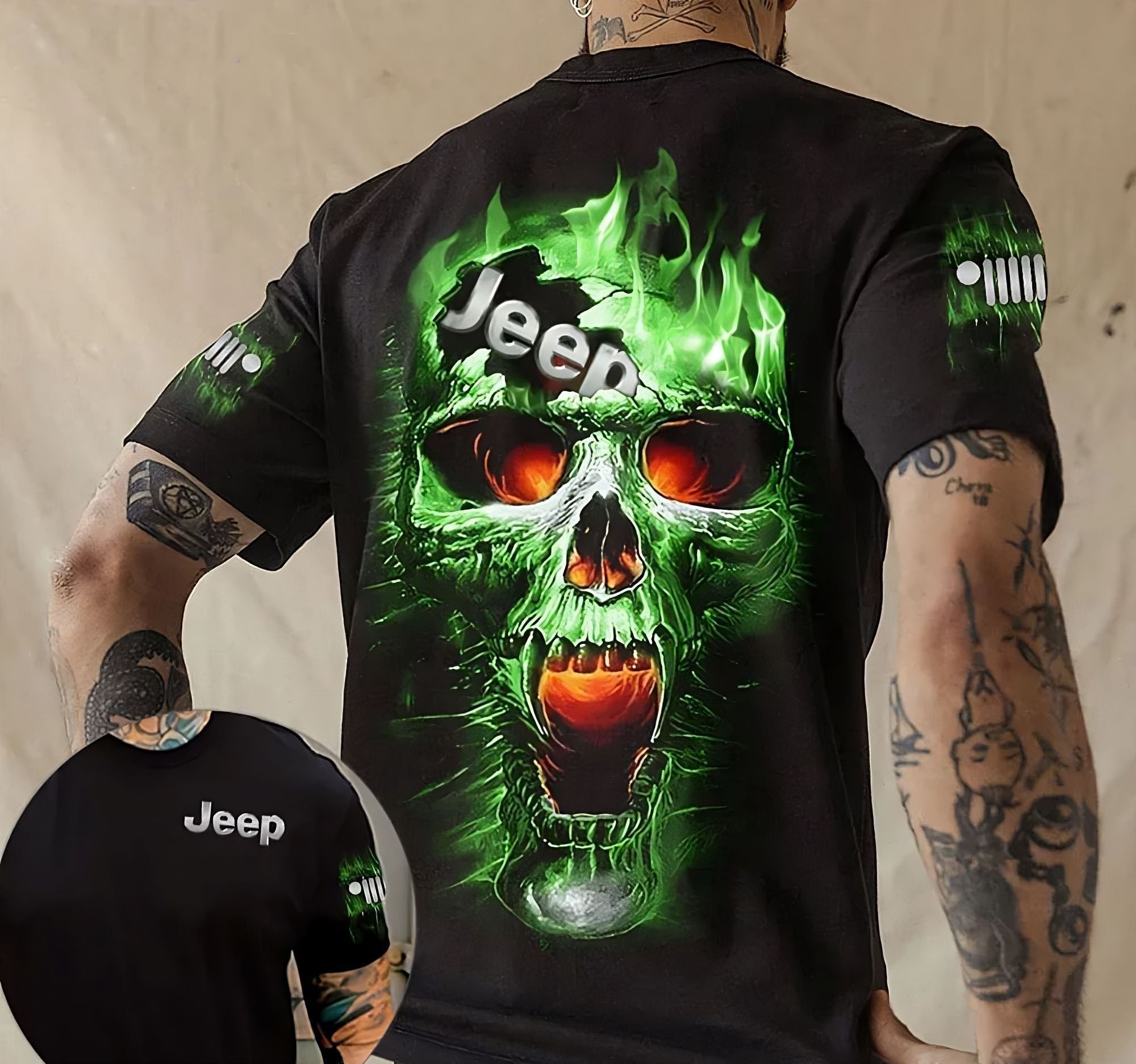 jeep-fire-broken-skull-green-all-over-print-t-shirt