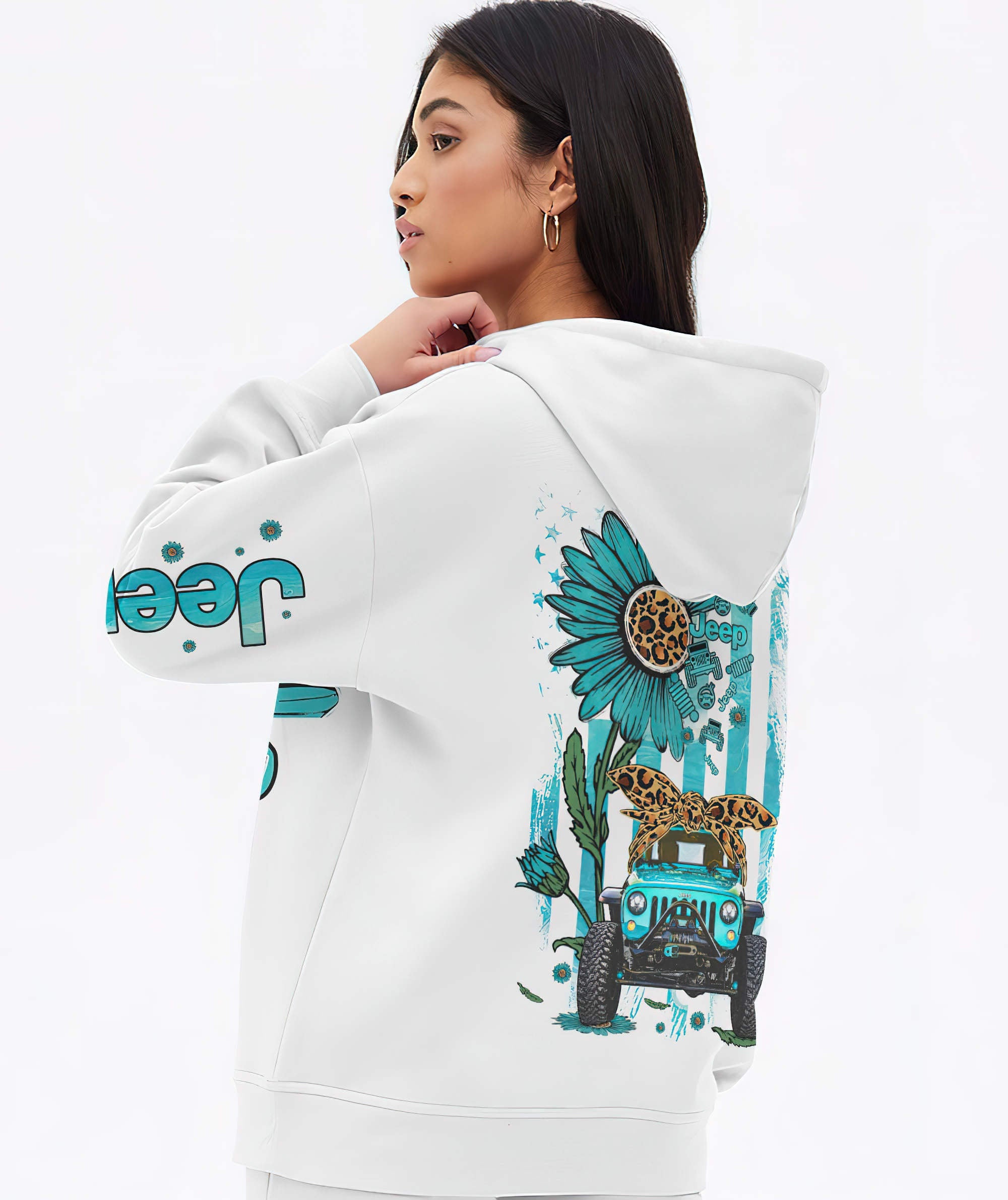 jeep-daisy-leopard-teal-hoodie