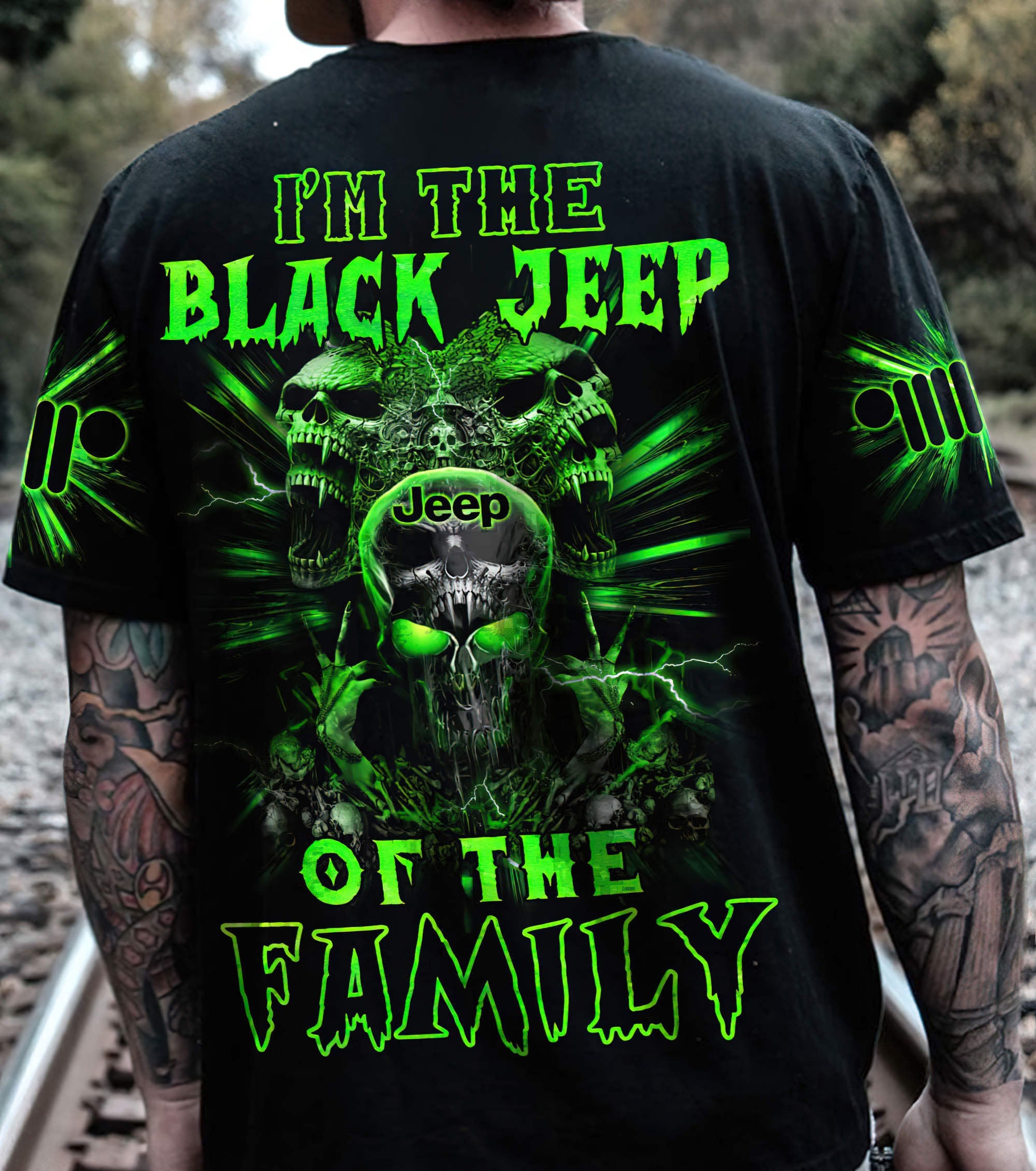 im-the-black-jeep-of-the-family-3-t-shirt