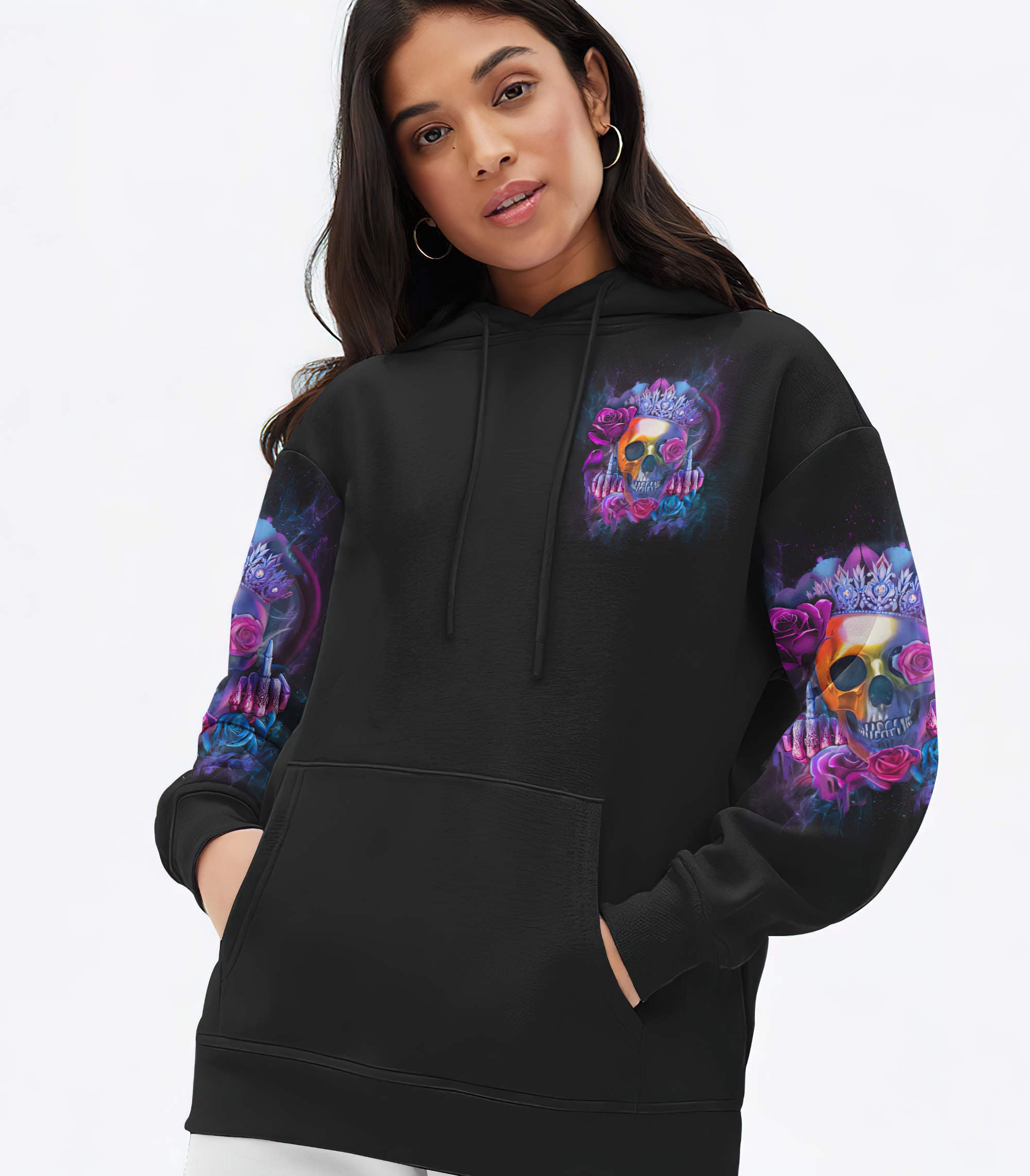 im-the-fking-queen-rose-skull-all-over-print-hoodie