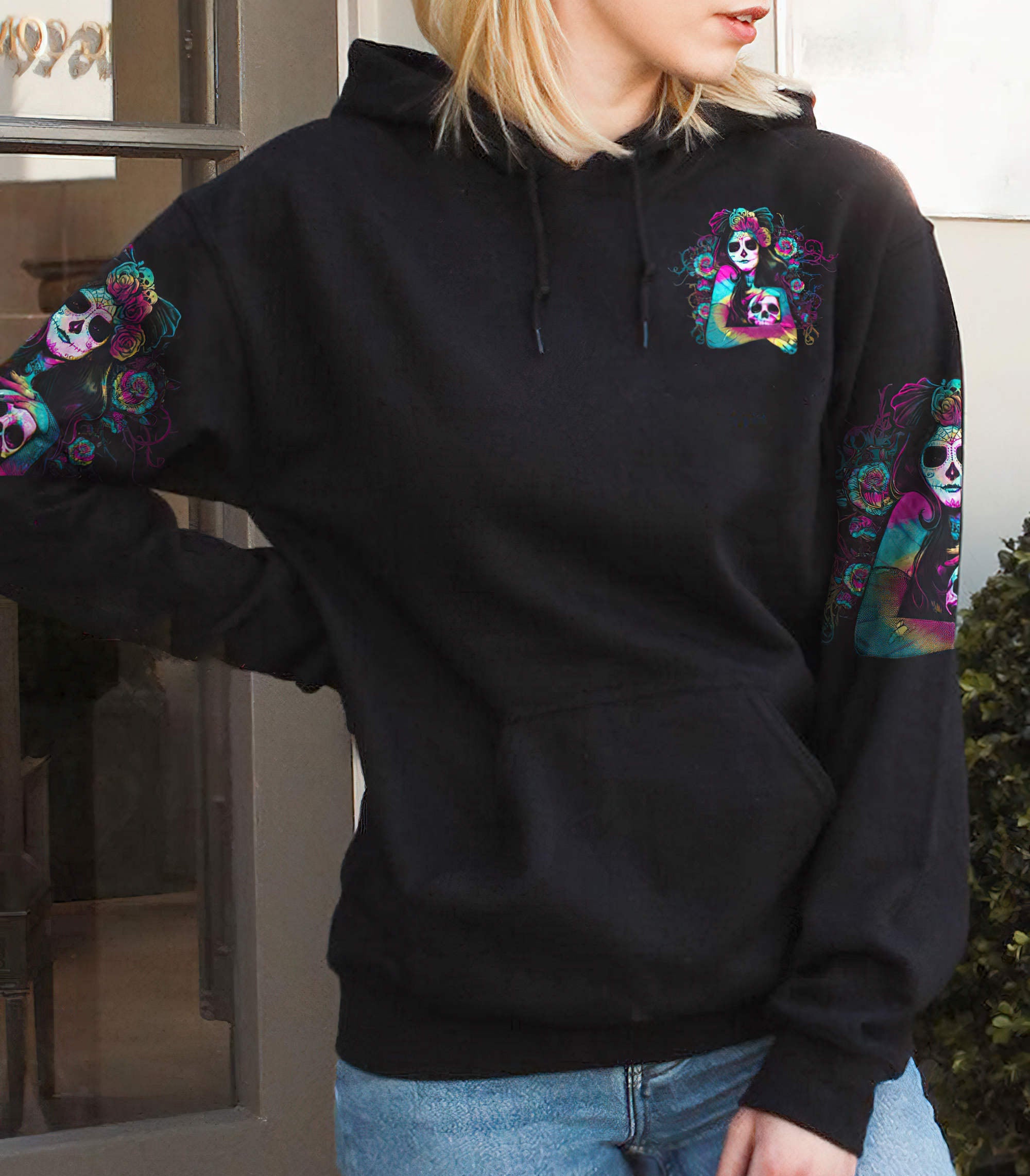 thick-thighs-and-thin-patience-sugar-skull-all-over-print-hoodie