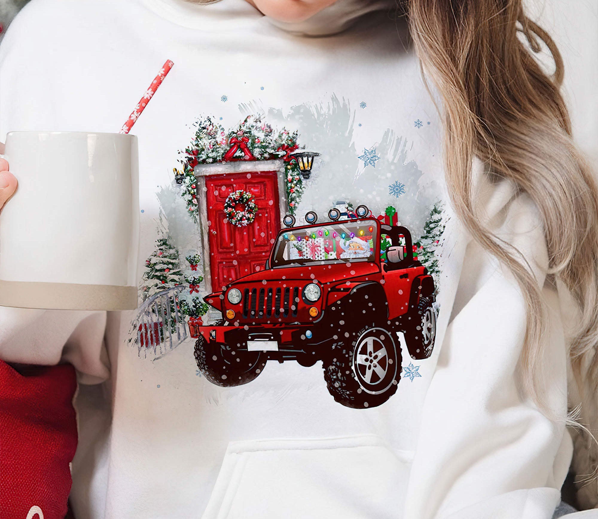 jeep-snow-christmas-1-sided-hoodie