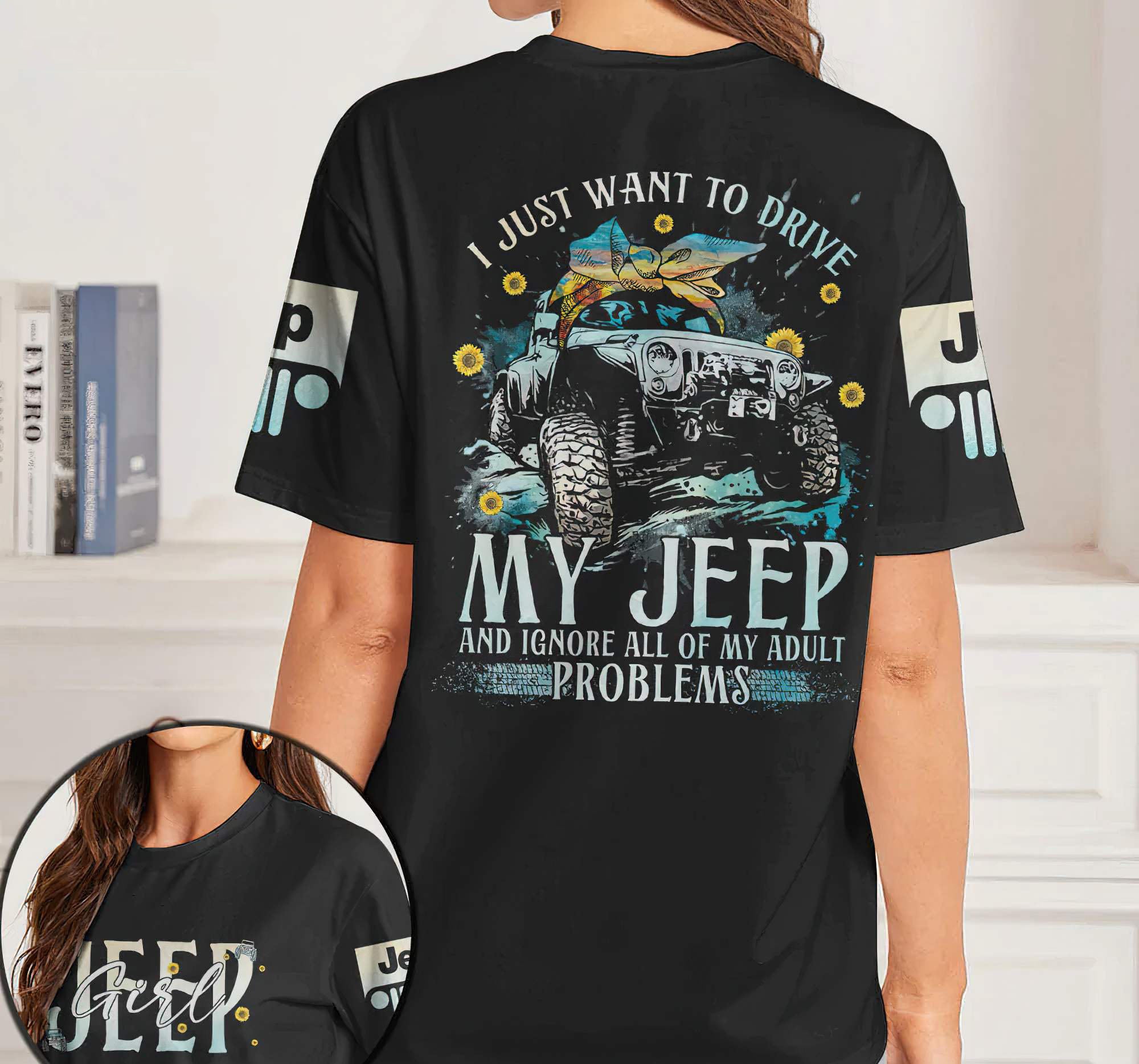 i-just-want-to-drive-jeep-sunflower-all-over-print-t-shirt