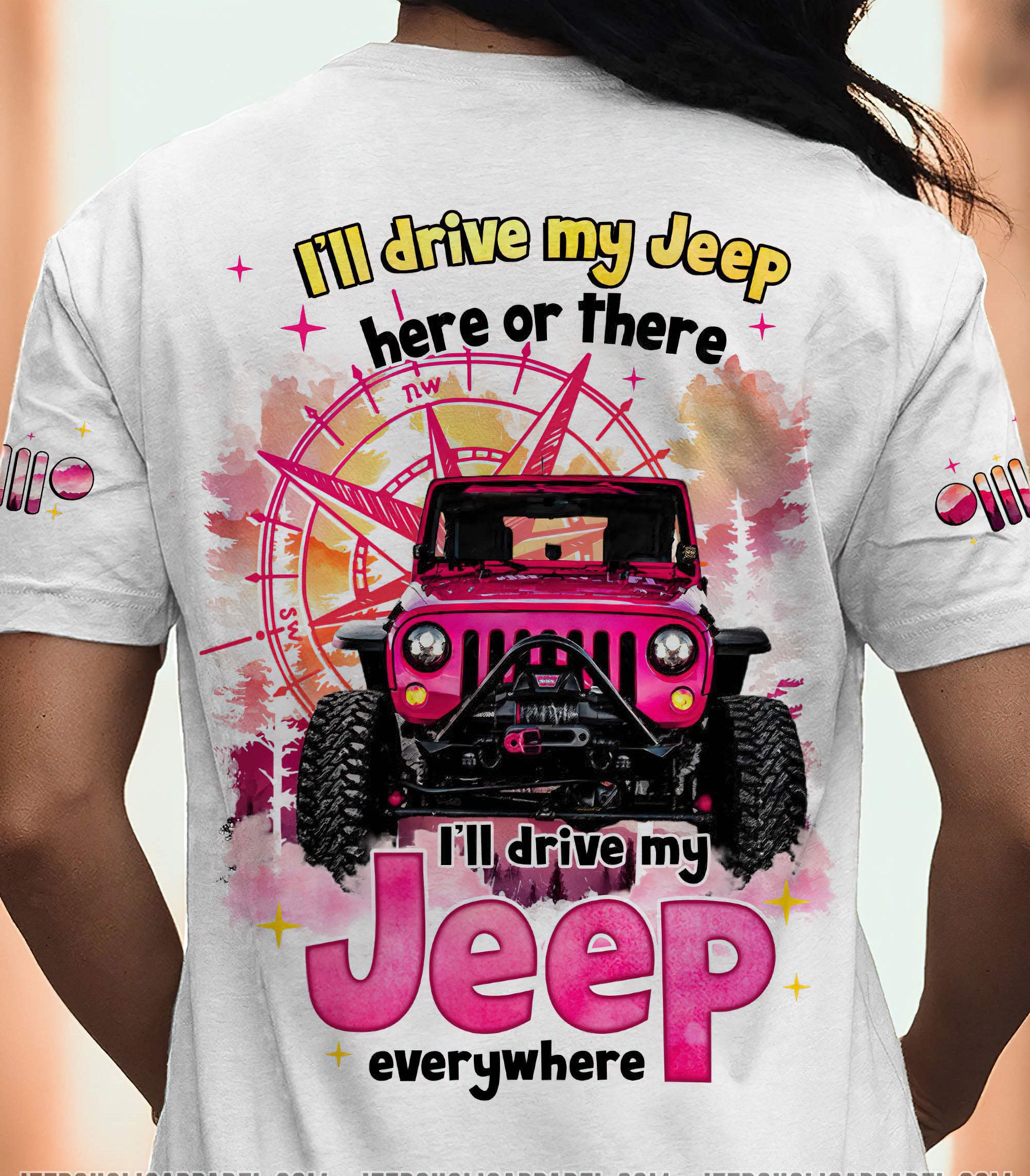 i-drive-jeep-here-or-there-t-shirt